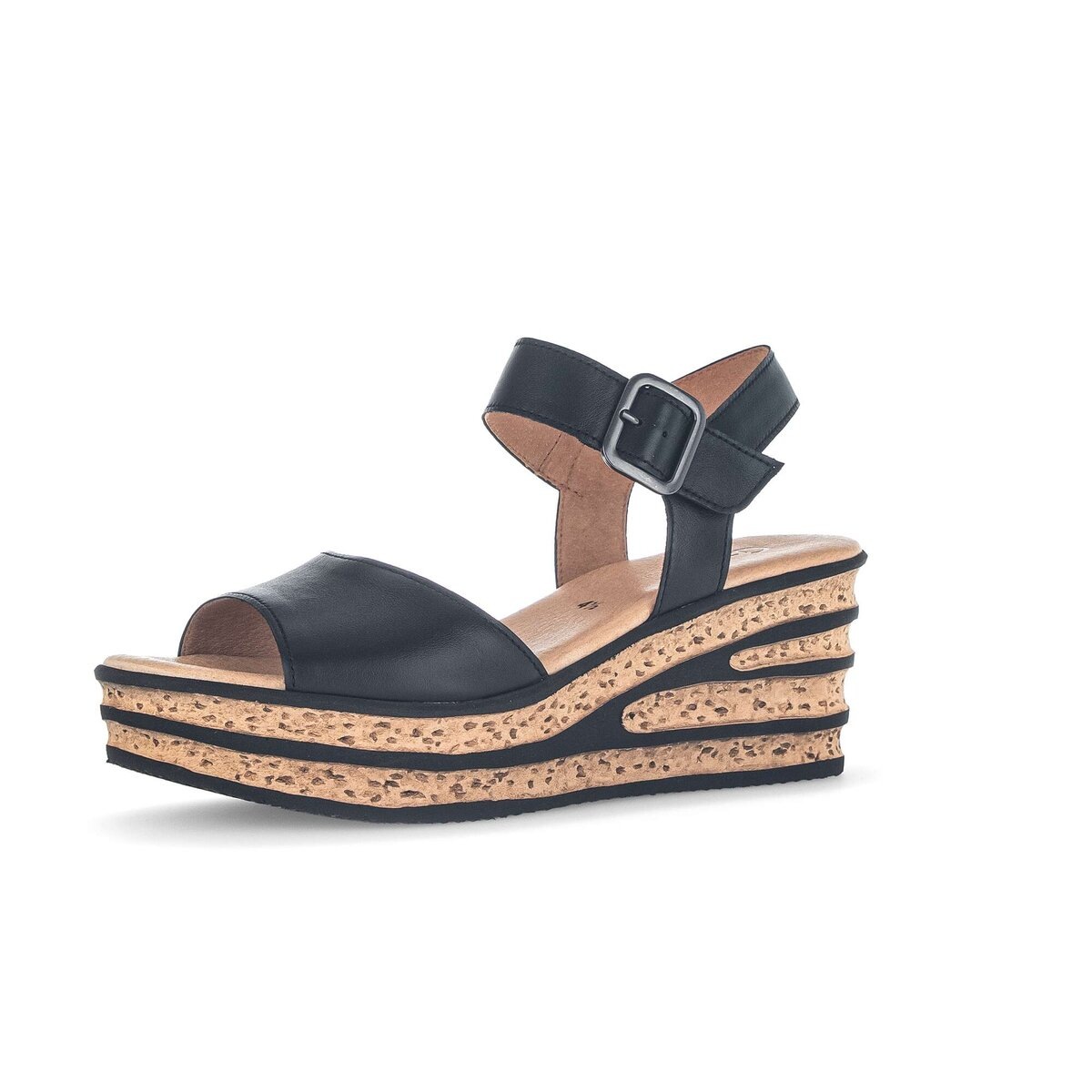 Gabor Wedge Sandal Black 42.5 4