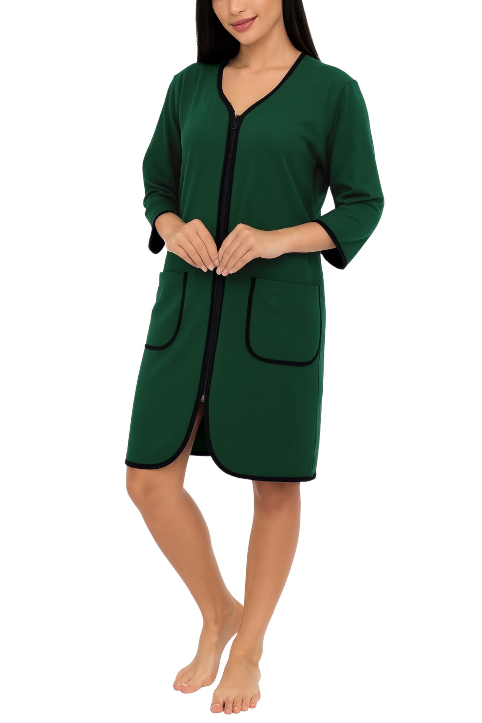 AQUARTI Damenbademantel "Bademantel Aquarti Damen Bademantel mit Reißversch günstig online kaufen