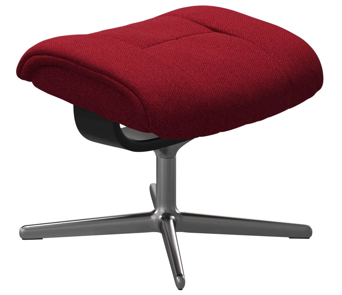 Stressless Fußhocker "Mayfair", mit Cross Base, Größe S, M & L, Holzakzent Schwarz