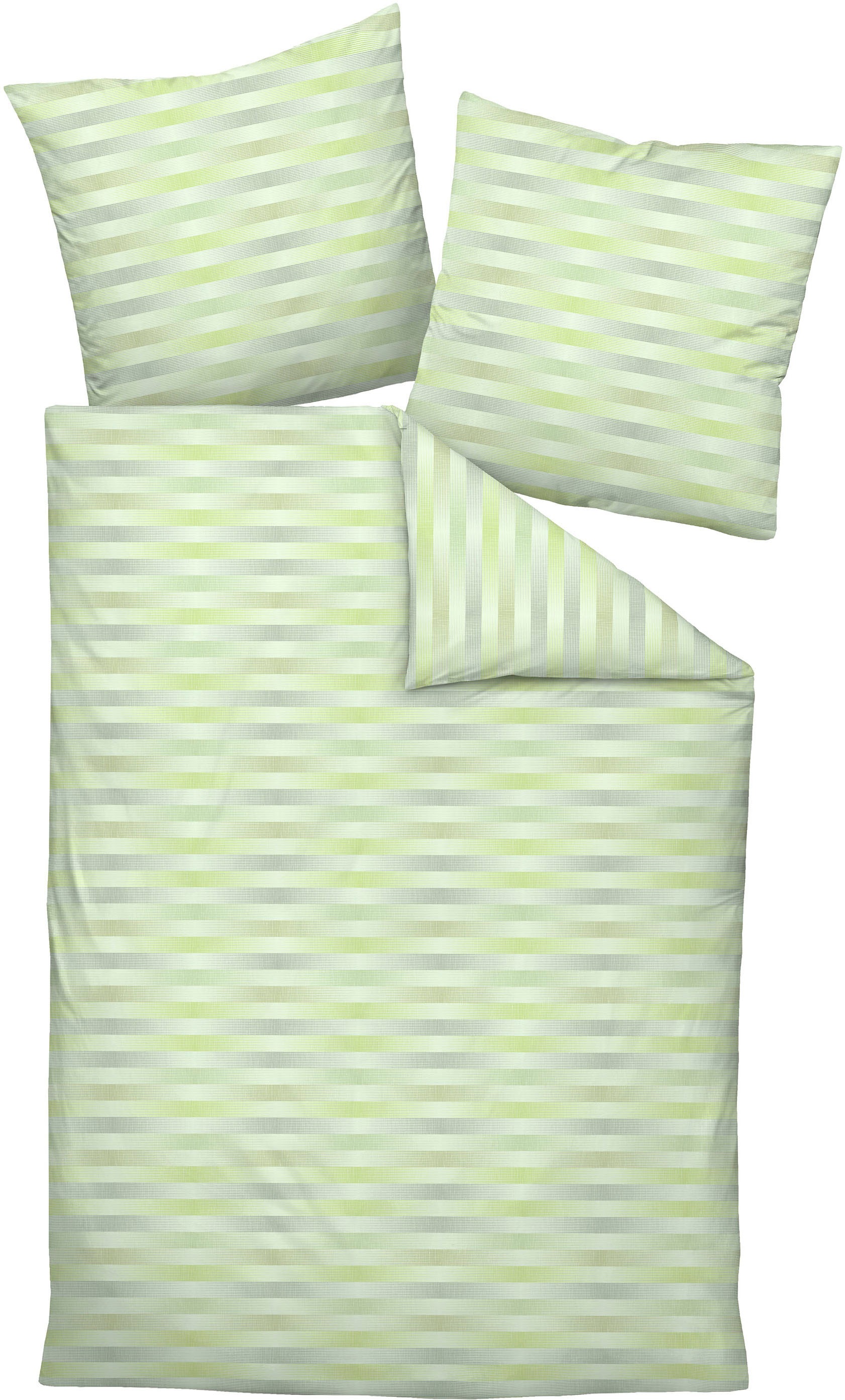 Janine Bettwäsche "MILANO 45124 09 155x200,80x80" mit Reißverschluss günstig online kaufen