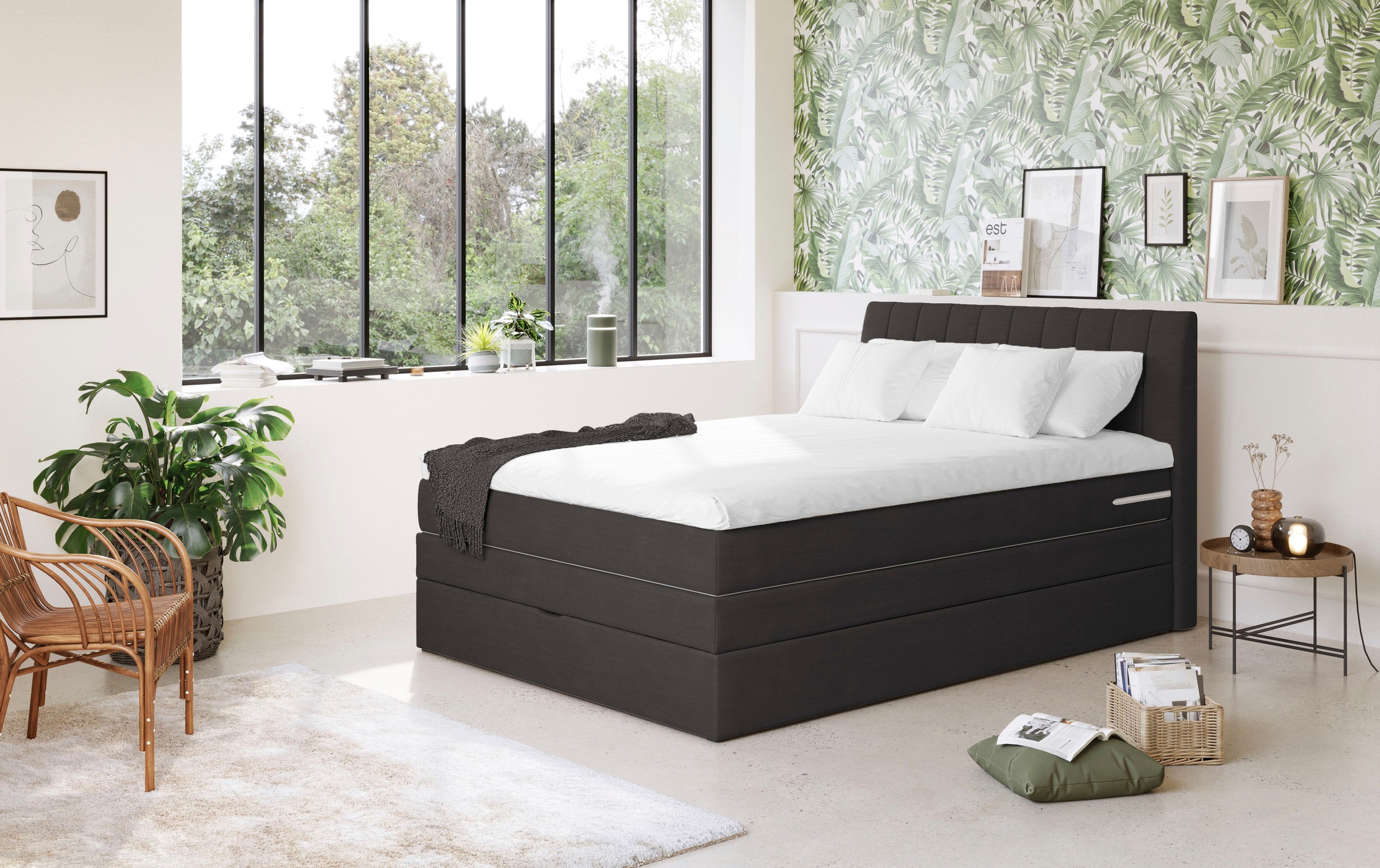 COTTA Boxspringbett "Shark inkl. Bettkasten und Topper", erhältlich in den günstig online kaufen