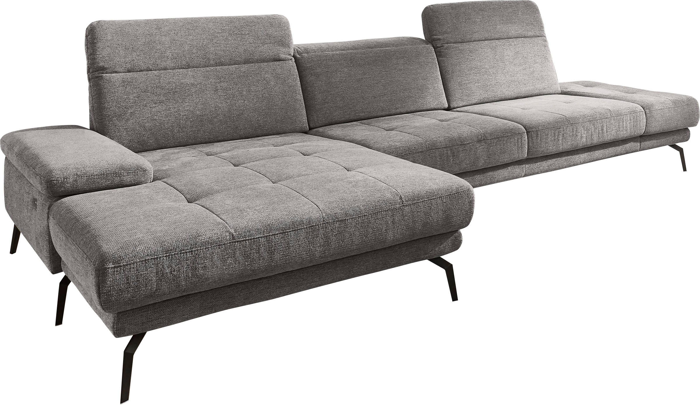 Die PlanBar Ecksofa "MP-IN20126 L-Form mit Federkern-Polsterung", mit Kopft günstig online kaufen