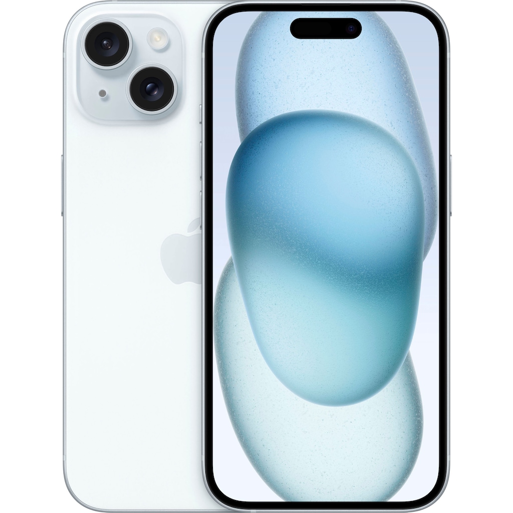 Apple Smartphone »iPhone 15 512GB«, blau, 15,5 cm/6,1 Zoll, 512 GB Speicherplatz, 48 MP Kamera