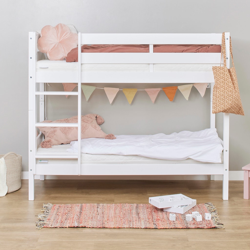 Hoppekids Etagenbett »ECO Comfort Kinderbett 90x200 oder 70x160 aus Massivholz in 4 Farben«