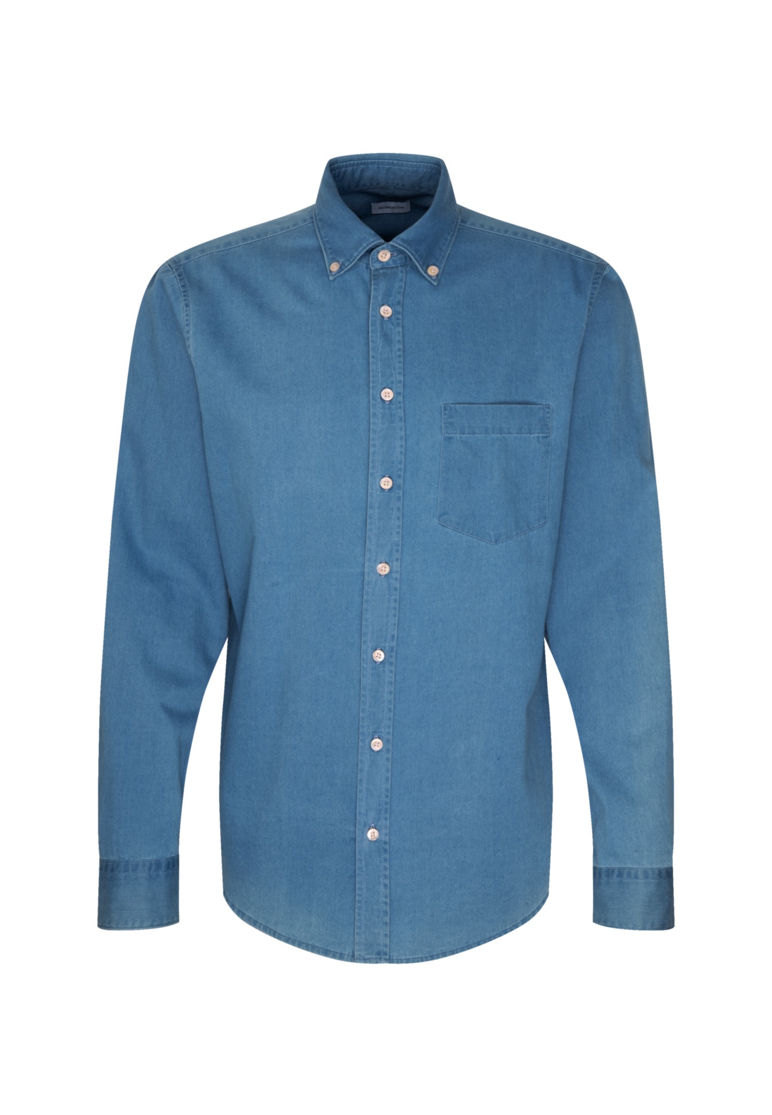seidensticker Businesshemd »Schwarze Rose«, Regular Langarm Button-Down-Kragen Uni