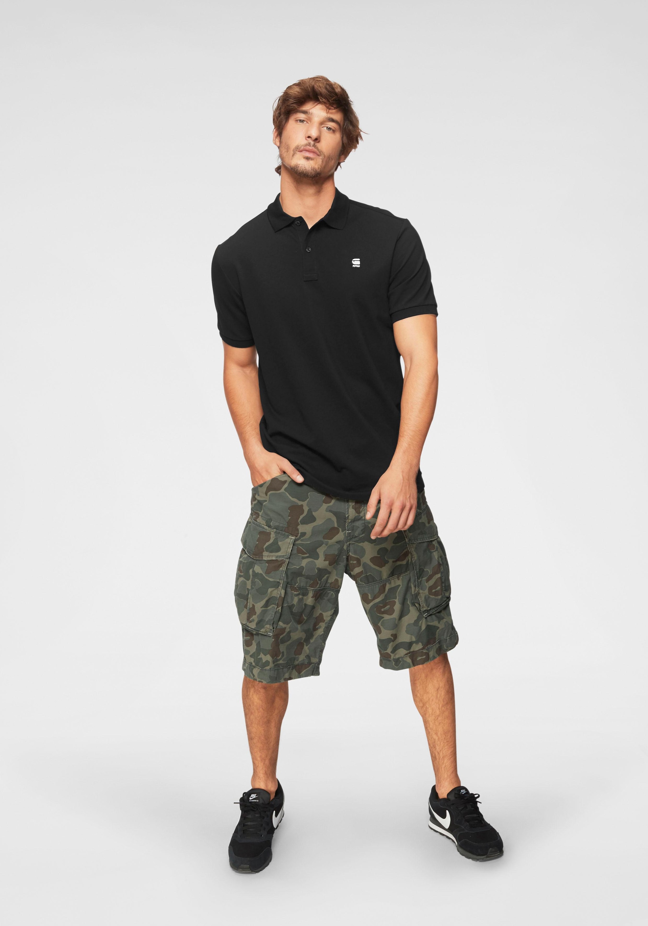 G-Star RAW Cargoshorts, in Tarnfarbenoptik