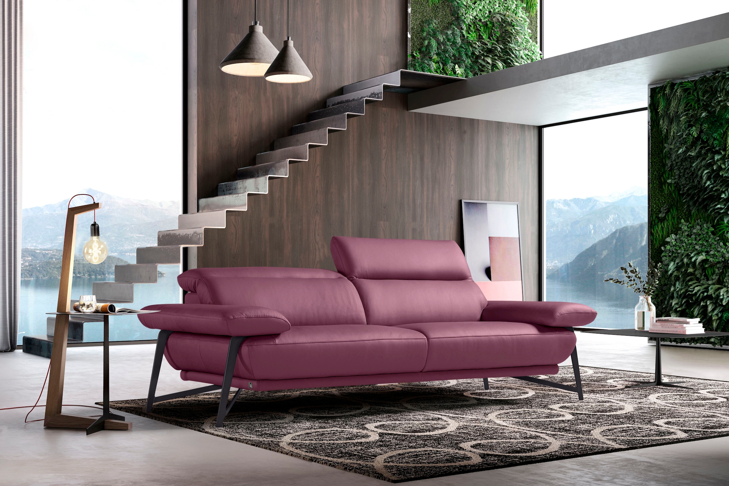 Egoitaliano 2,5-Sitzer "Anais, Designsofa mit hohem Sitzkomfort, Designfuß, günstig online kaufen