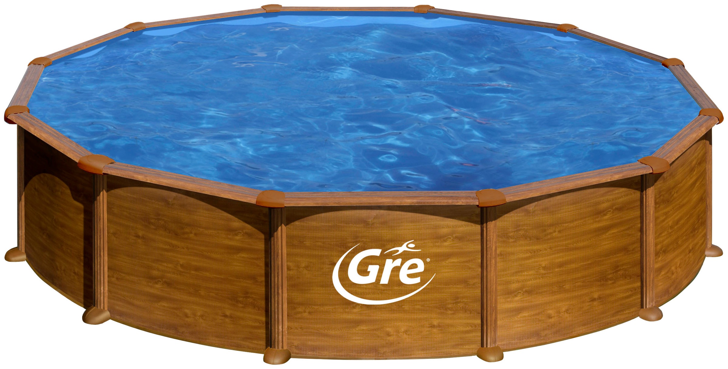 Thumbnail - Gre Rundpool "Mauritius inkl. Zubehör", (Komplett-Set, 7 tlg.), Höhe: 132 cm, in versch. Größen erhältlich