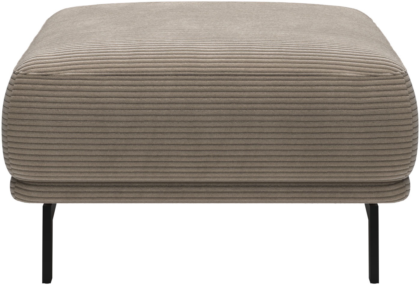 SCHÖNER WOHNEN-Kollektion Polsterhocker »Tossa, smarte Ergänzung für dein Wohnzimmer, Breite 73 cm« 1 Stk. tlg. Flexibler Komfort, edle Optik & saugroboterfreundlich