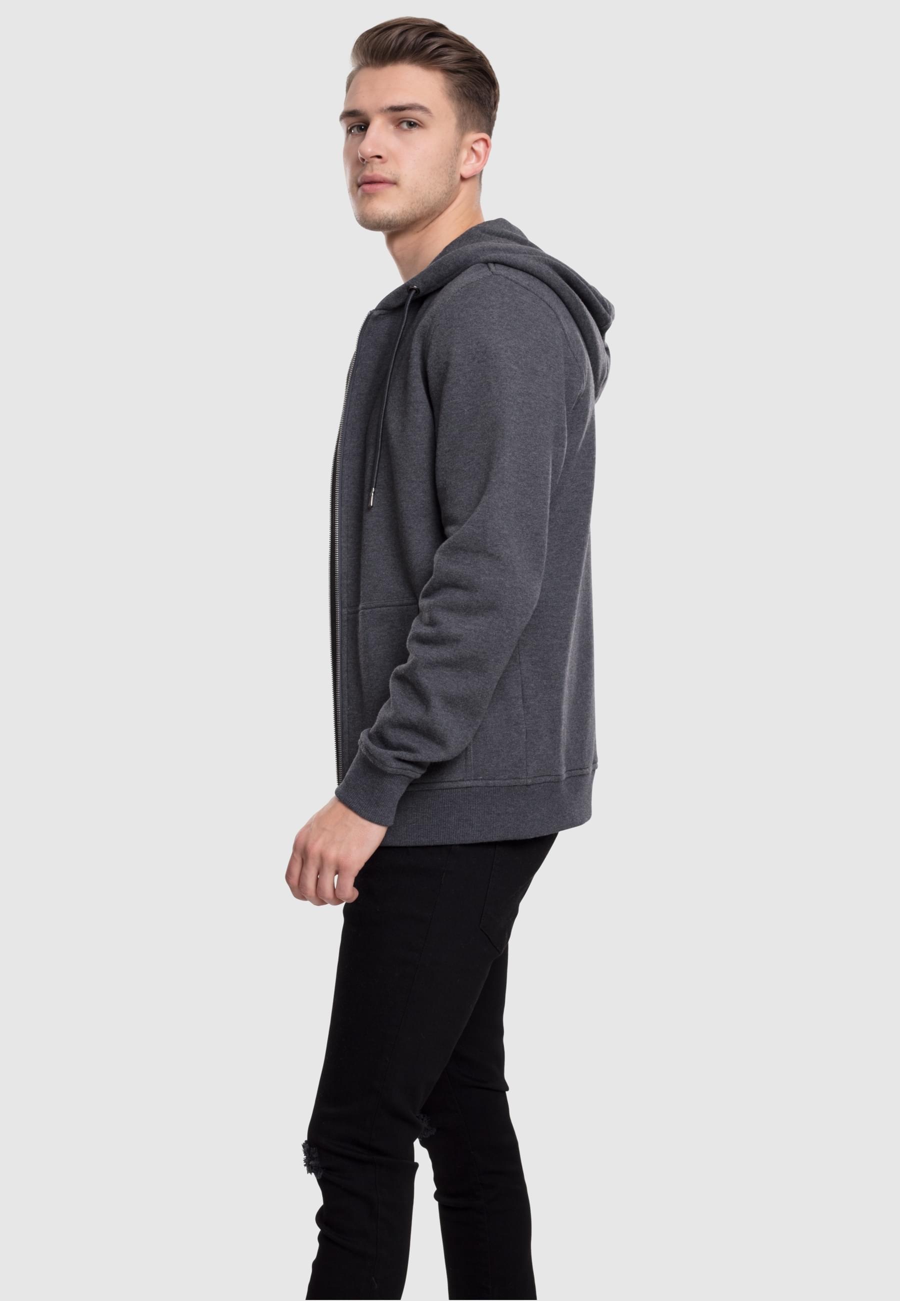 URBAN CLASSICS Sweatjacke »Urban Classics Herren Basic Zip Hoody«