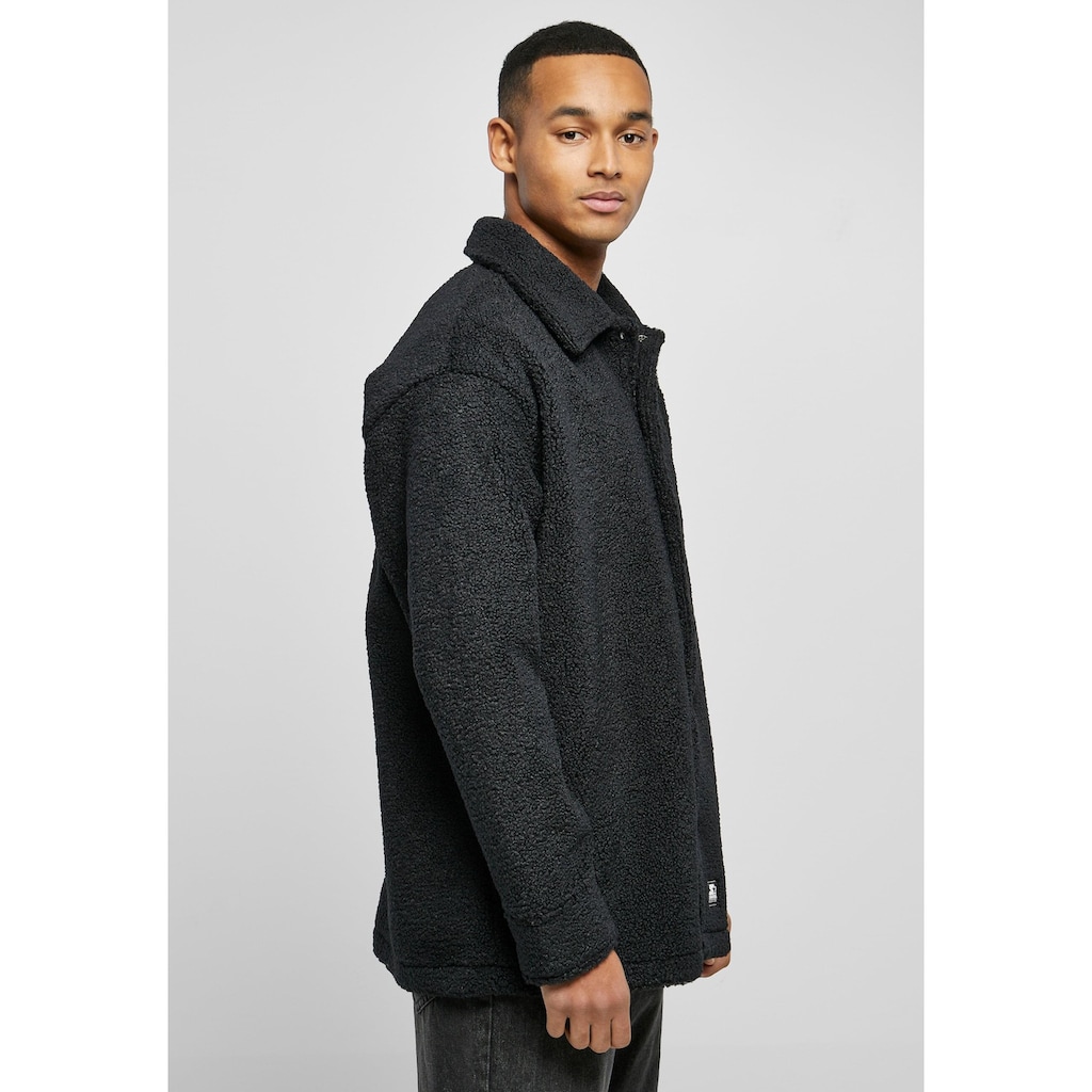 Starter Black Label Winterjacke »Starter Black Label Herren Starter Sherpa Shirt Jacket«, (1 St.), ohne Kapuze