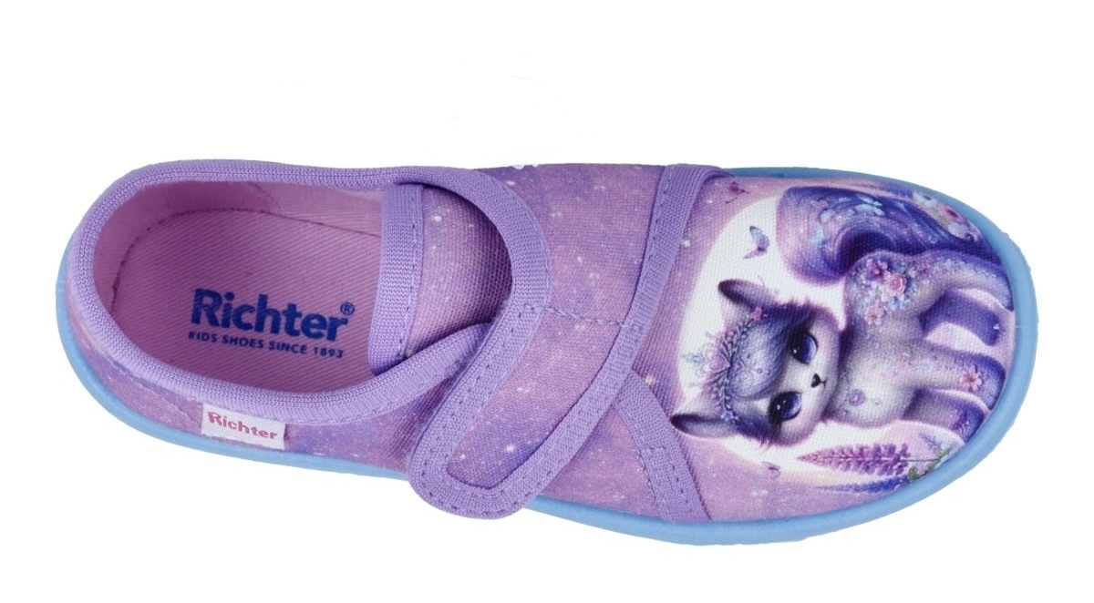 Richter Hausschuh »Mia«  Klettschuh, Kindergartenschuh, Größenschablone zum Download