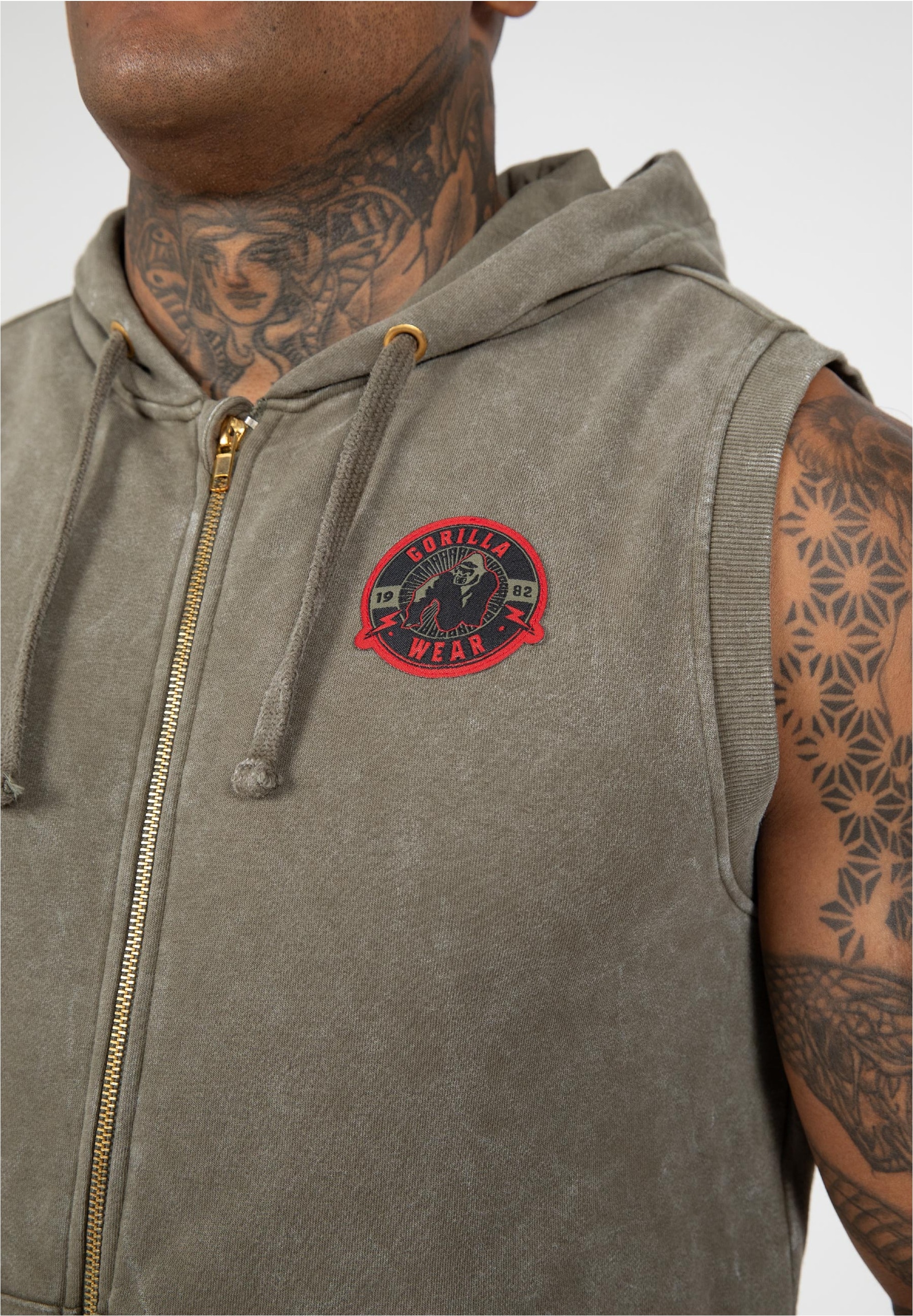Gorilla Wear Sweatshirt, im ärmellosen Design