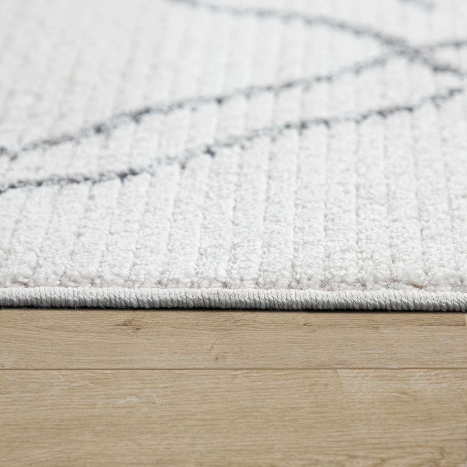 Paco Home Läufer »Battal 826«, rechteckig, 8 mm Höhe, Teppich-Läufer, Kurzflor, Scandi Design, Rauten Muster