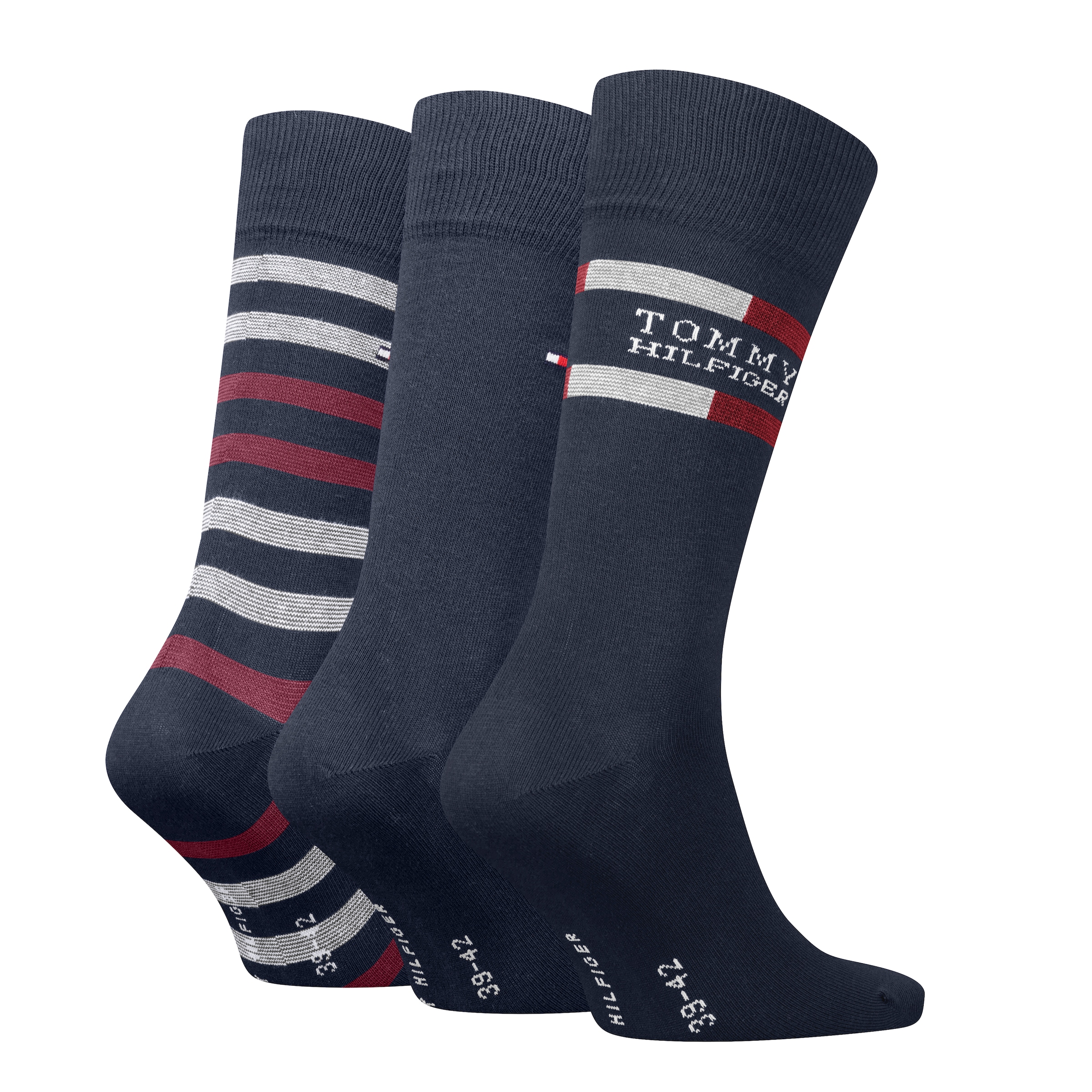 Tommy Hilfiger Socken »TH MEN SOCK 3P GIFTBOX TOMMY STRIPE«, (3 Paar)
