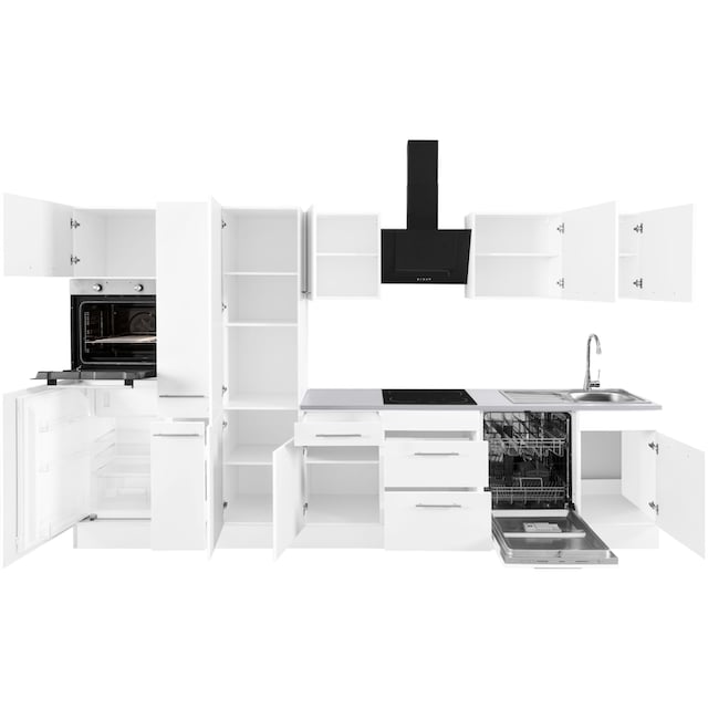 wiho Küchen Küchenzeile »Ela«, Breite 360 cm, Soft-Close-Funktion,  höhenverstellbare Füße bestellen | BAUR