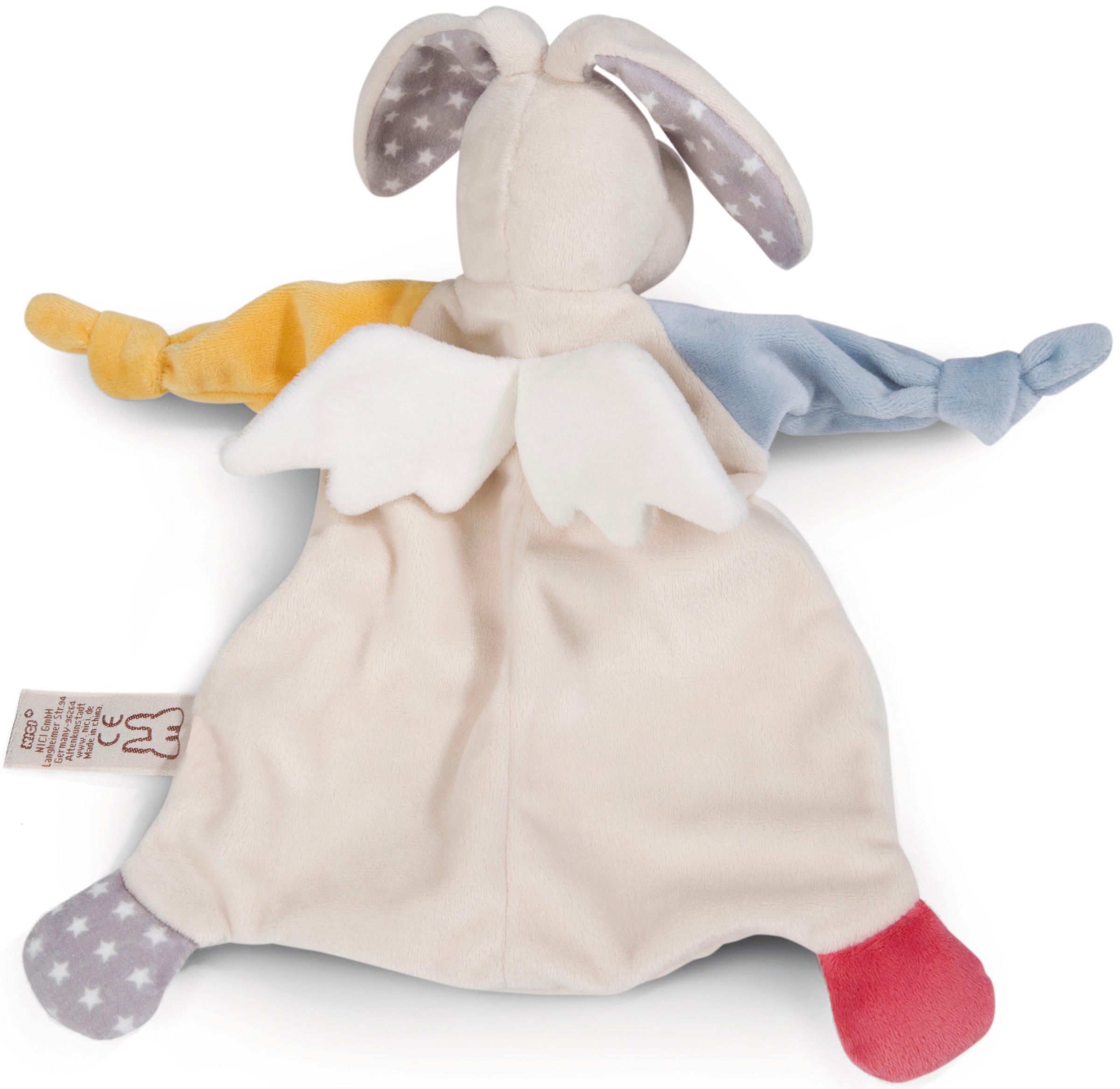 Nici Schmusetuch »My first NICI, Schmusetuch & Rasselring Schutz-Häschen«, (Set), in Geschenkverpackung