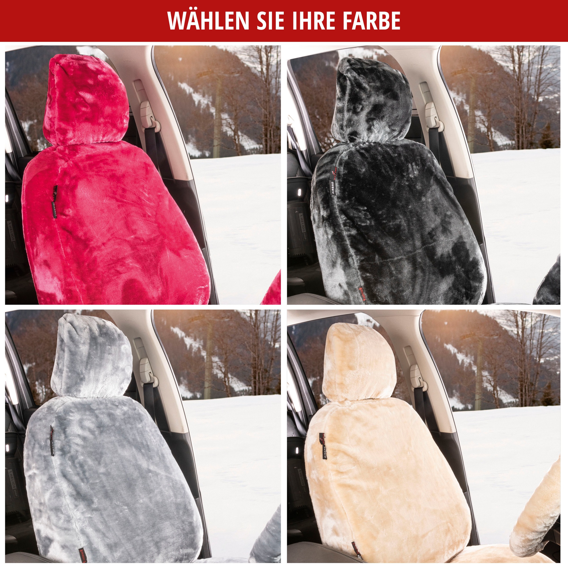 11784 WALSER Premium Inde ZIPP IT Premium Autositzbezug schwarz