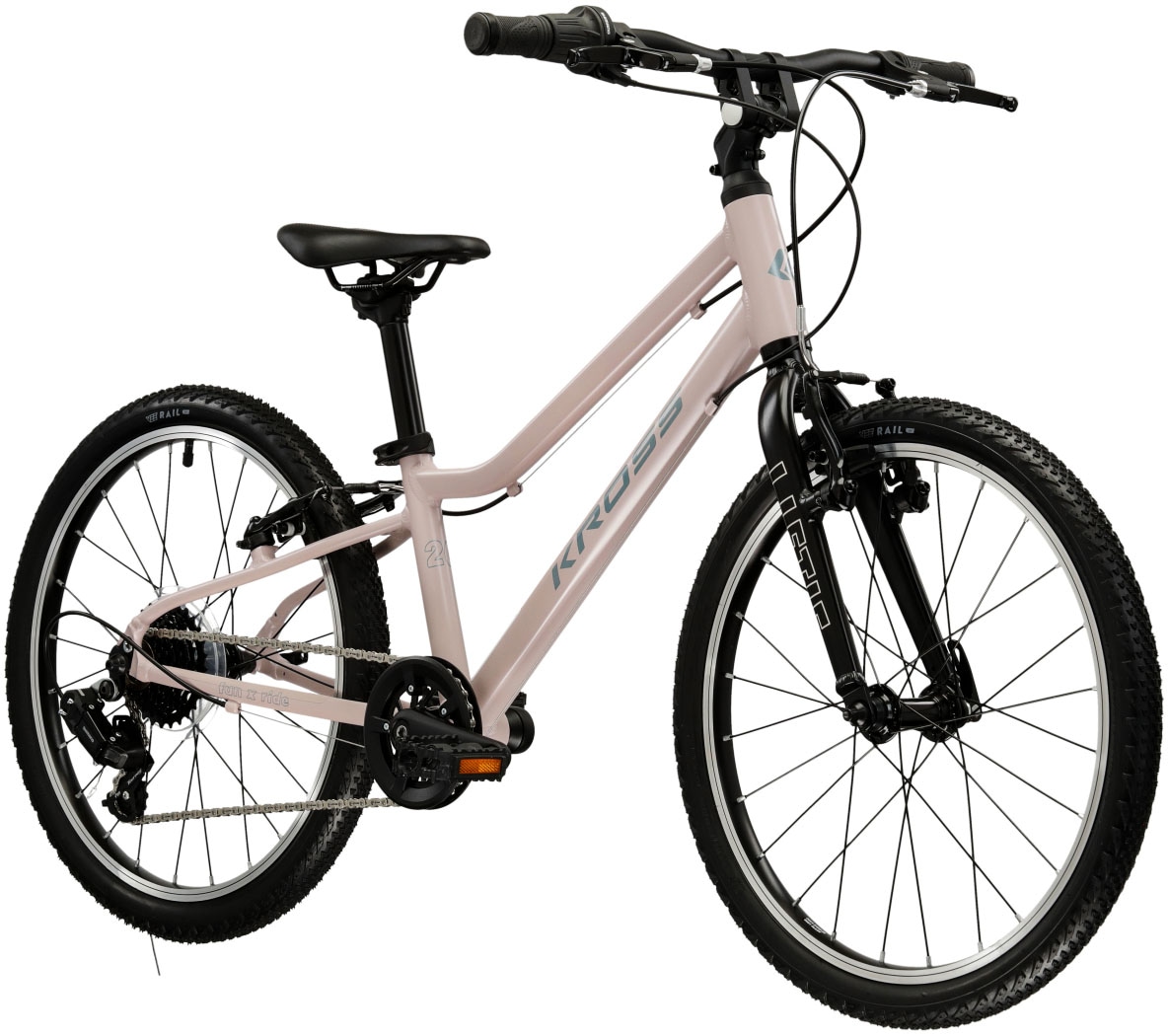 Kross Kinderfahrrad »KROSS Kinderrad Lightweight Liftie 20" rosa«, 7 Gang, Shimano, TOURNEY TY200 Schaltwerk, Kettenschaltung