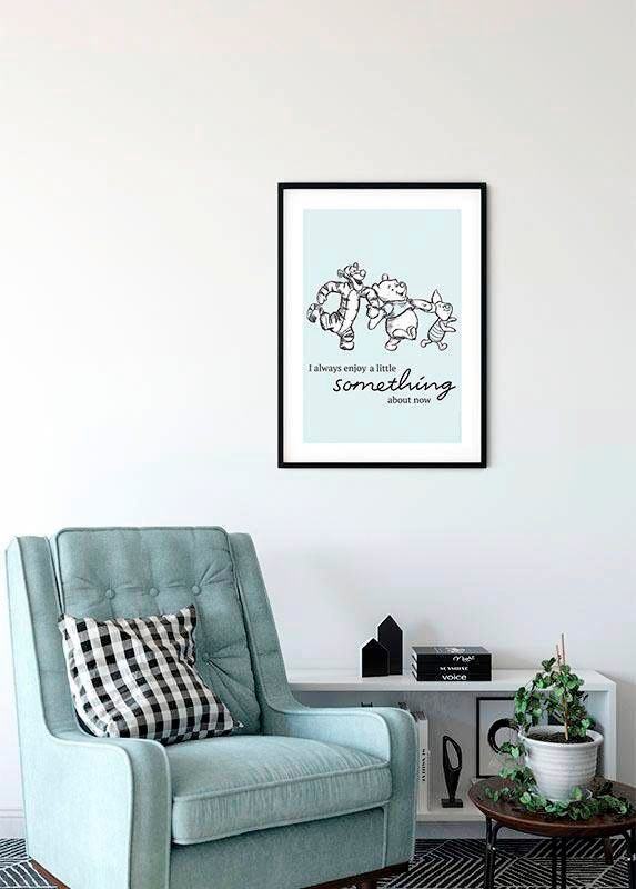 Komar Bild »Winnie the Pooh Little Something«, Disney, (1 St.), Wandbild zur Dekoration im Kinderzimmer - ohne Rahmen