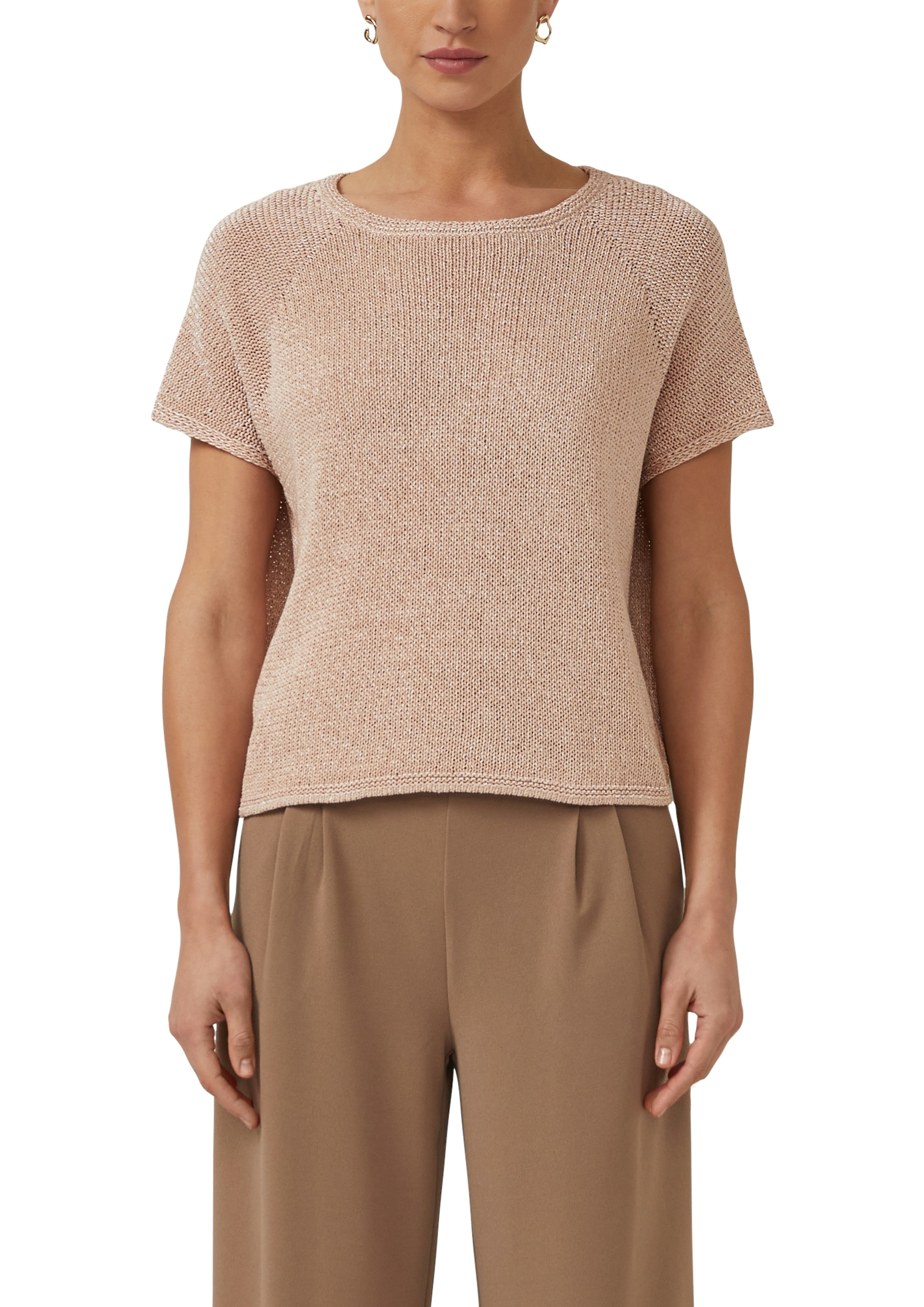 s.Oliver BLACK LABEL Strickpullover Halbarm mit Rundhals günstig online kaufen