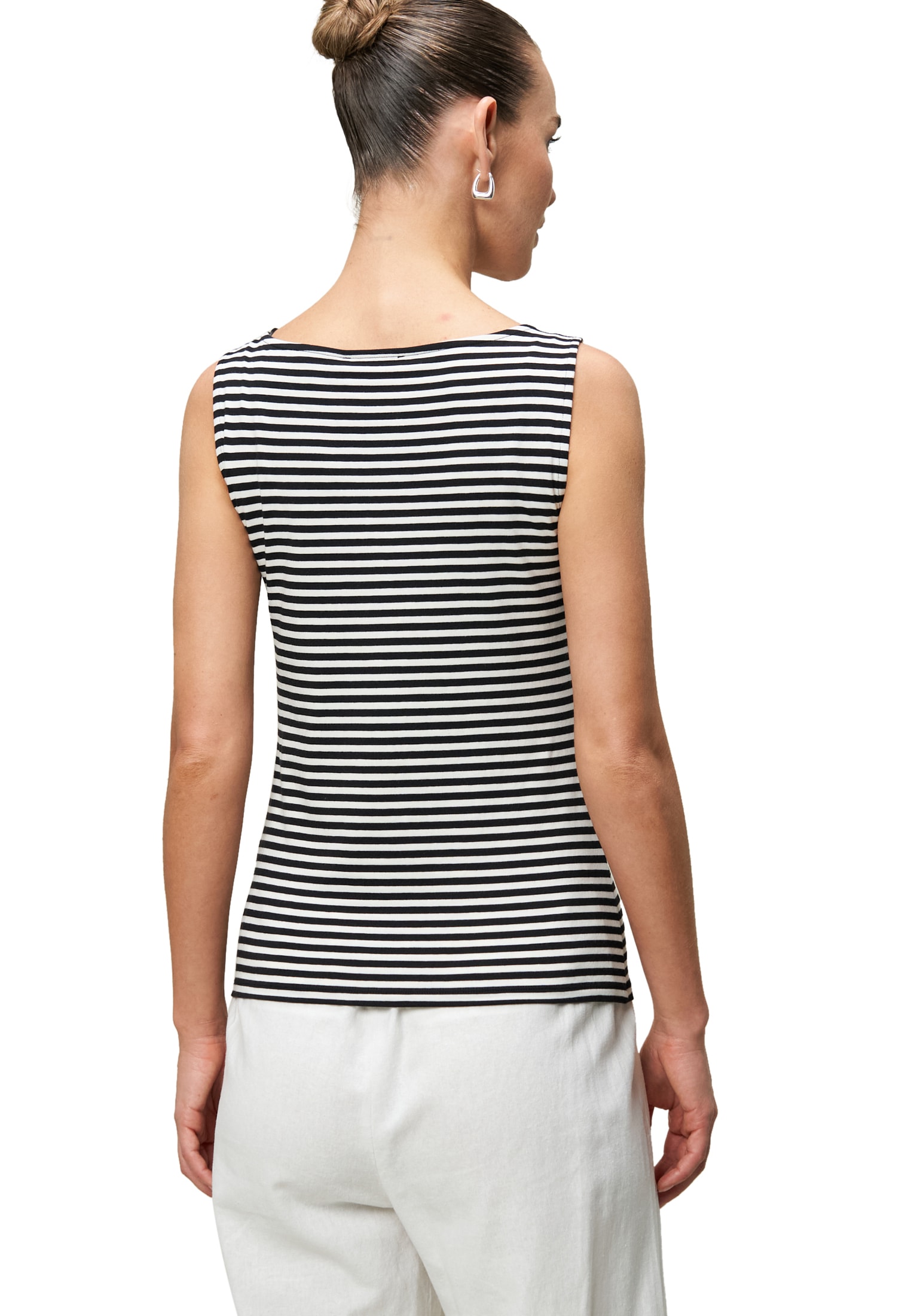 Zero Tanktop »zero Streifentop mit U-Bootausschnitt«, Plain/ohne Details
