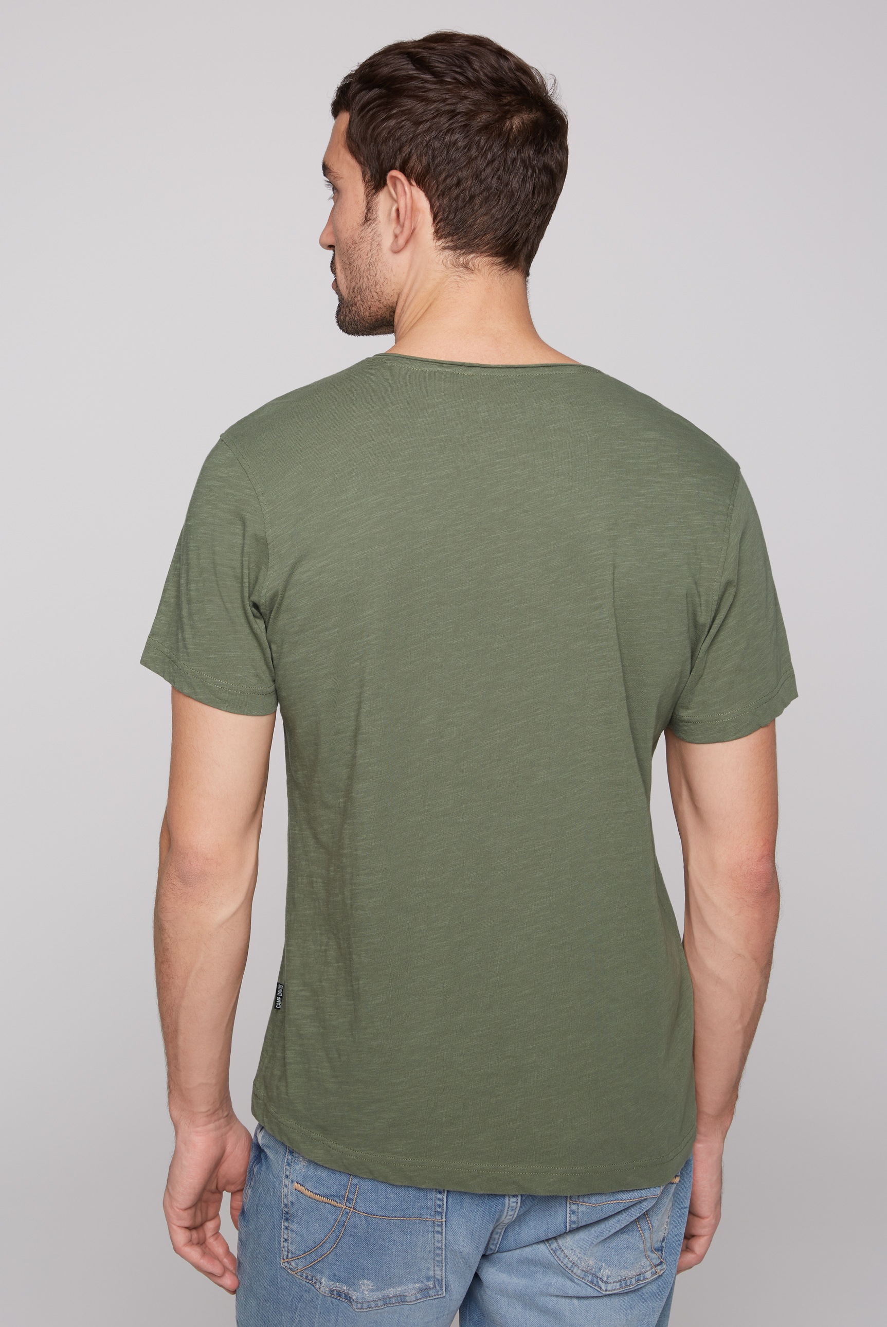 CAMP DAVID V-Shirt, aus Baumwolle