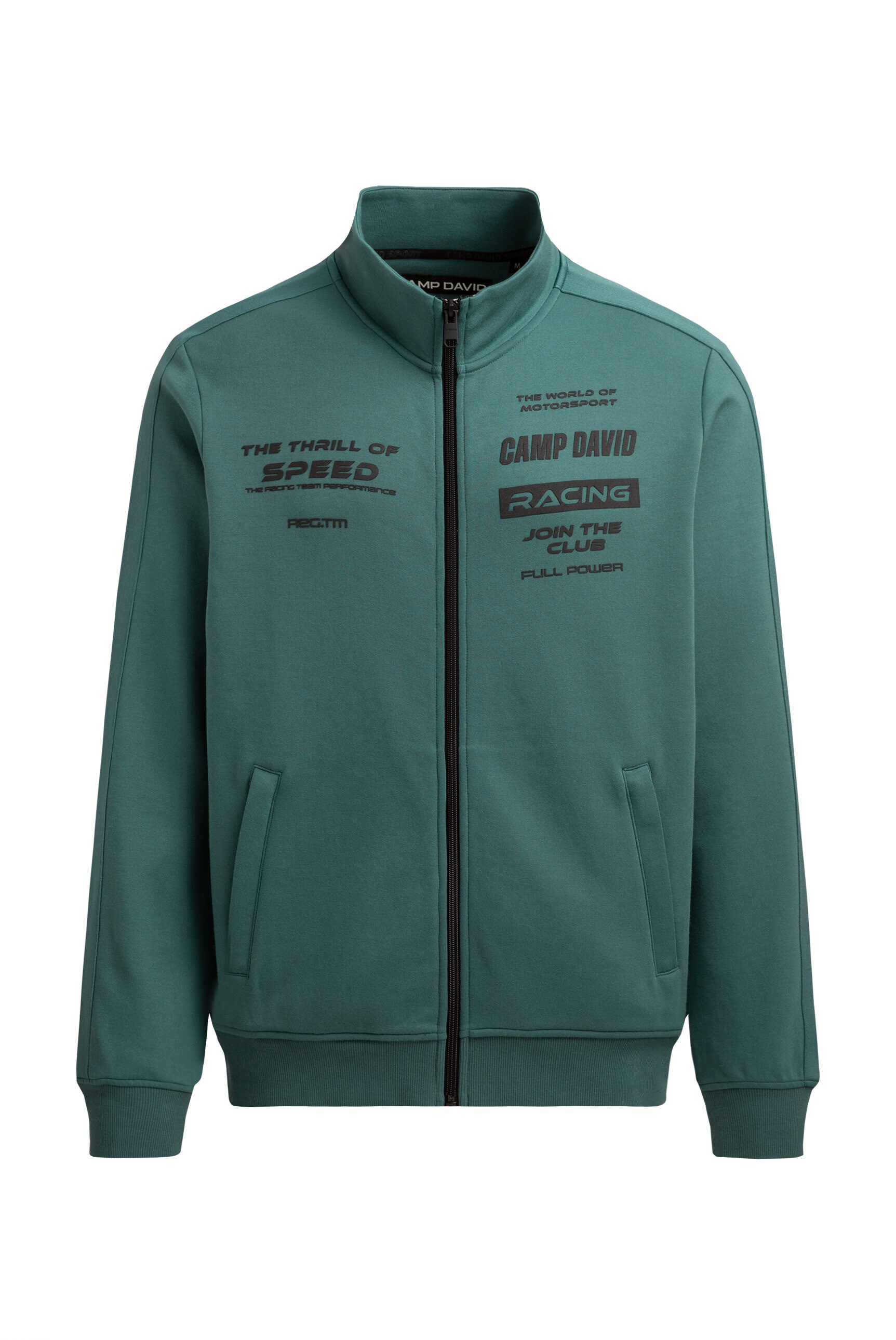 CAMP DAVID Sweatjacke mit Reißverschlusstaschen günstig online kaufen