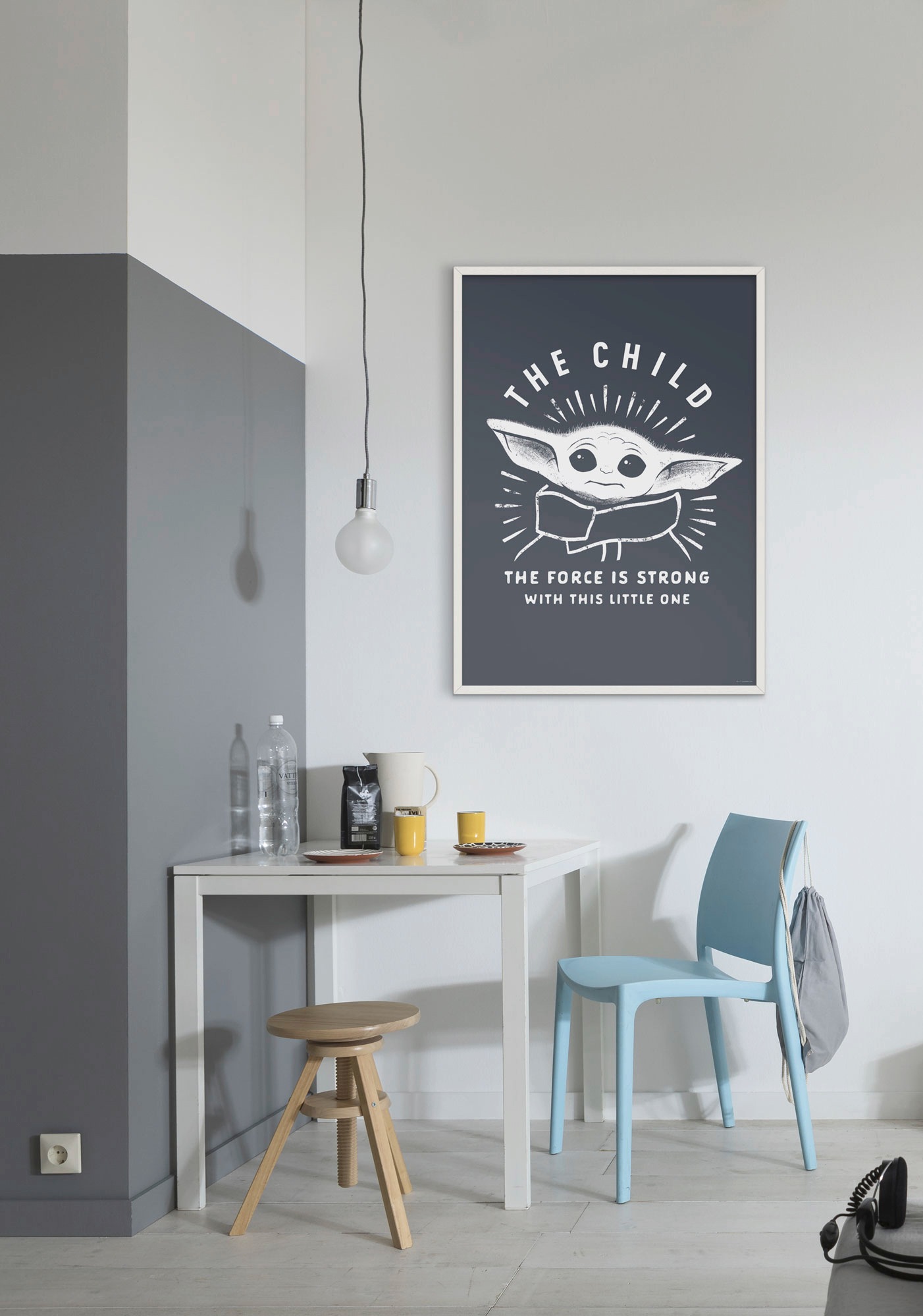 Komar Bild »Mandalorian The Child Iconic«, Disney-Star Wars, (1 St.), Wandbild zur Dekoration im Kinderzimmer - ohne Rahmen