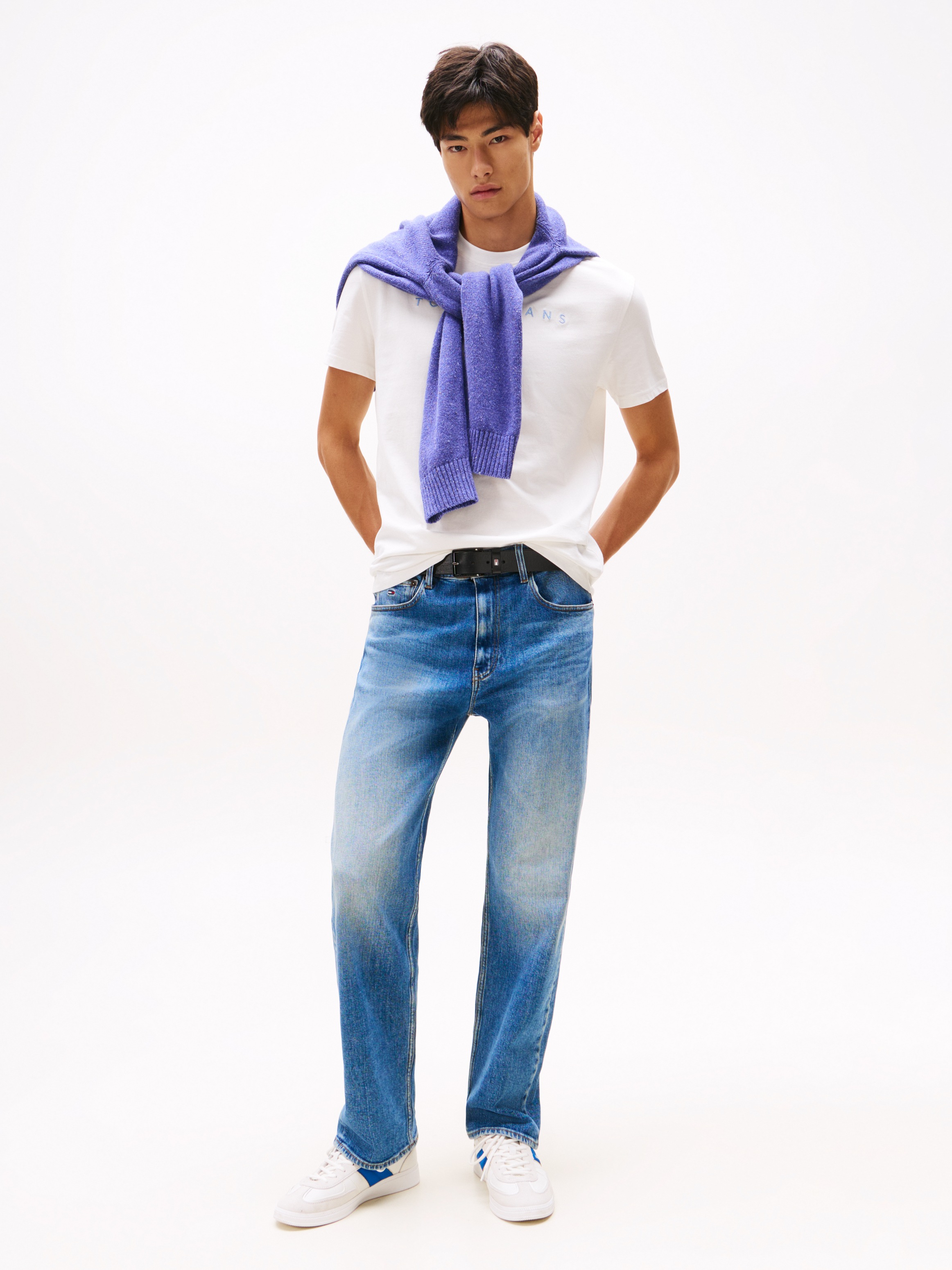 Thumbnail - Tommy Jeans T-Shirt "TJM REG LINEAR LOGO TEE EXT"