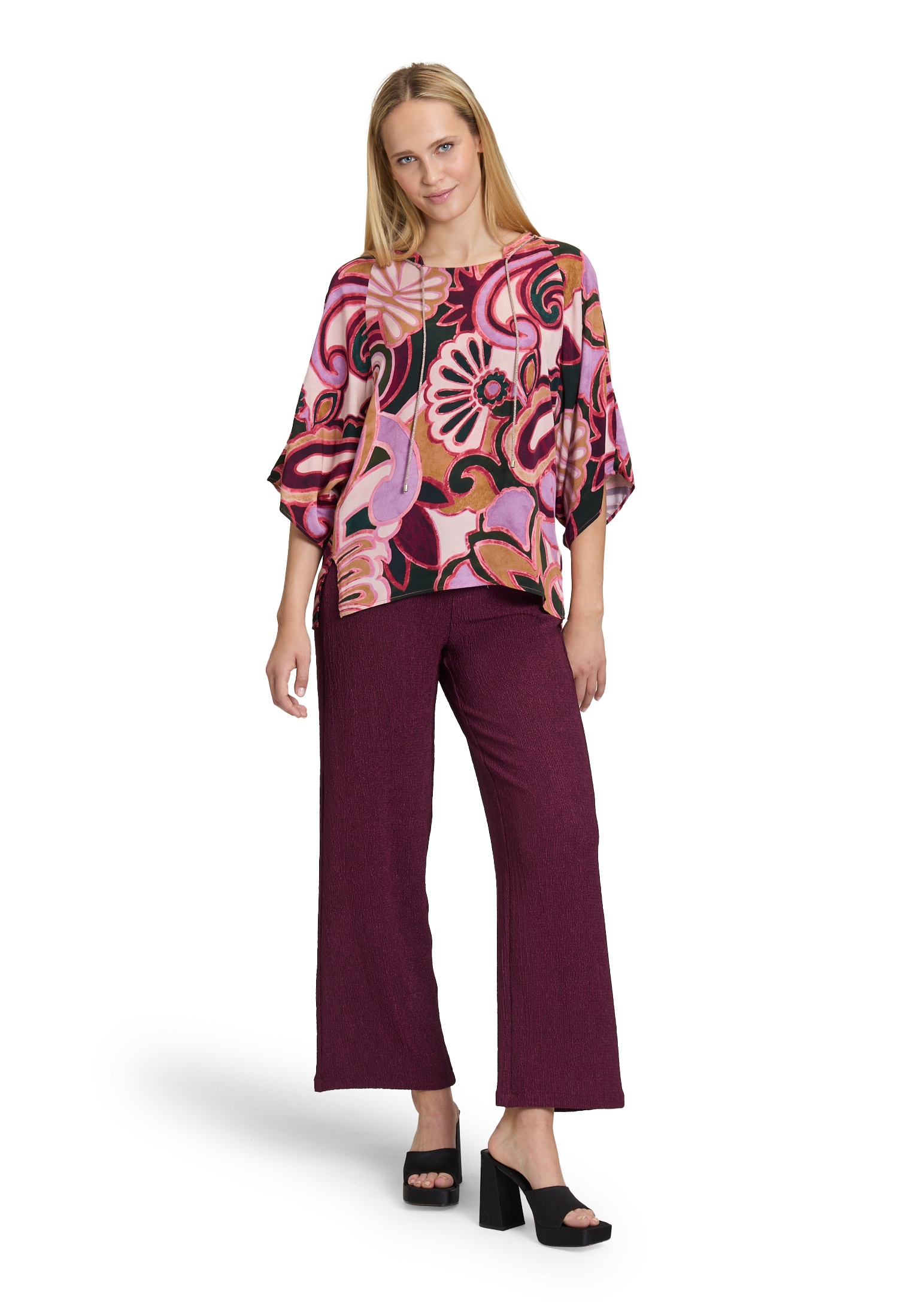 Cartoon Stoffhose »Cartoon Damen Casual-Hose mit weitem Bein«