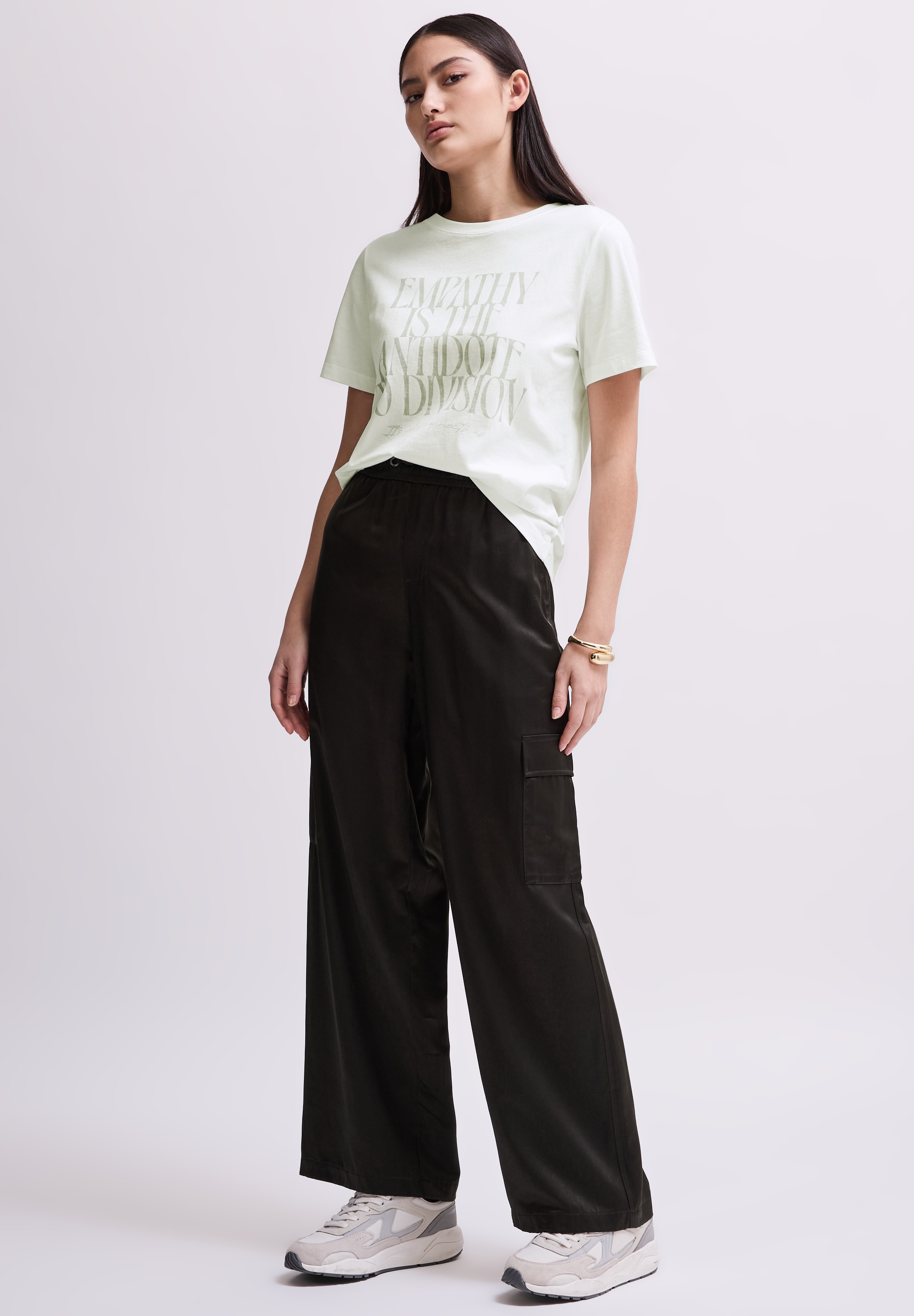 STREET ONE STUDIO Print-Shirt, aus reiner Baumwolle