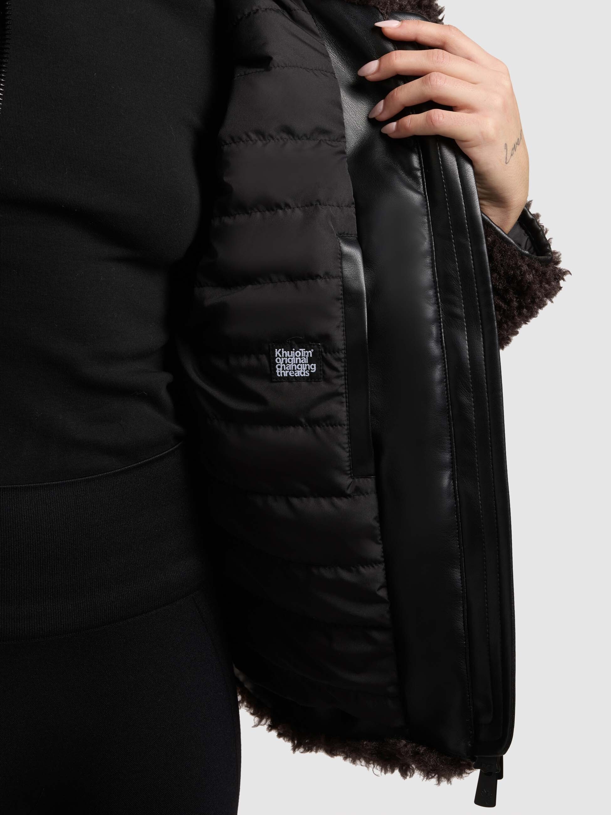 khujo Winterjacke »ELOWYN« ohne Kapuze