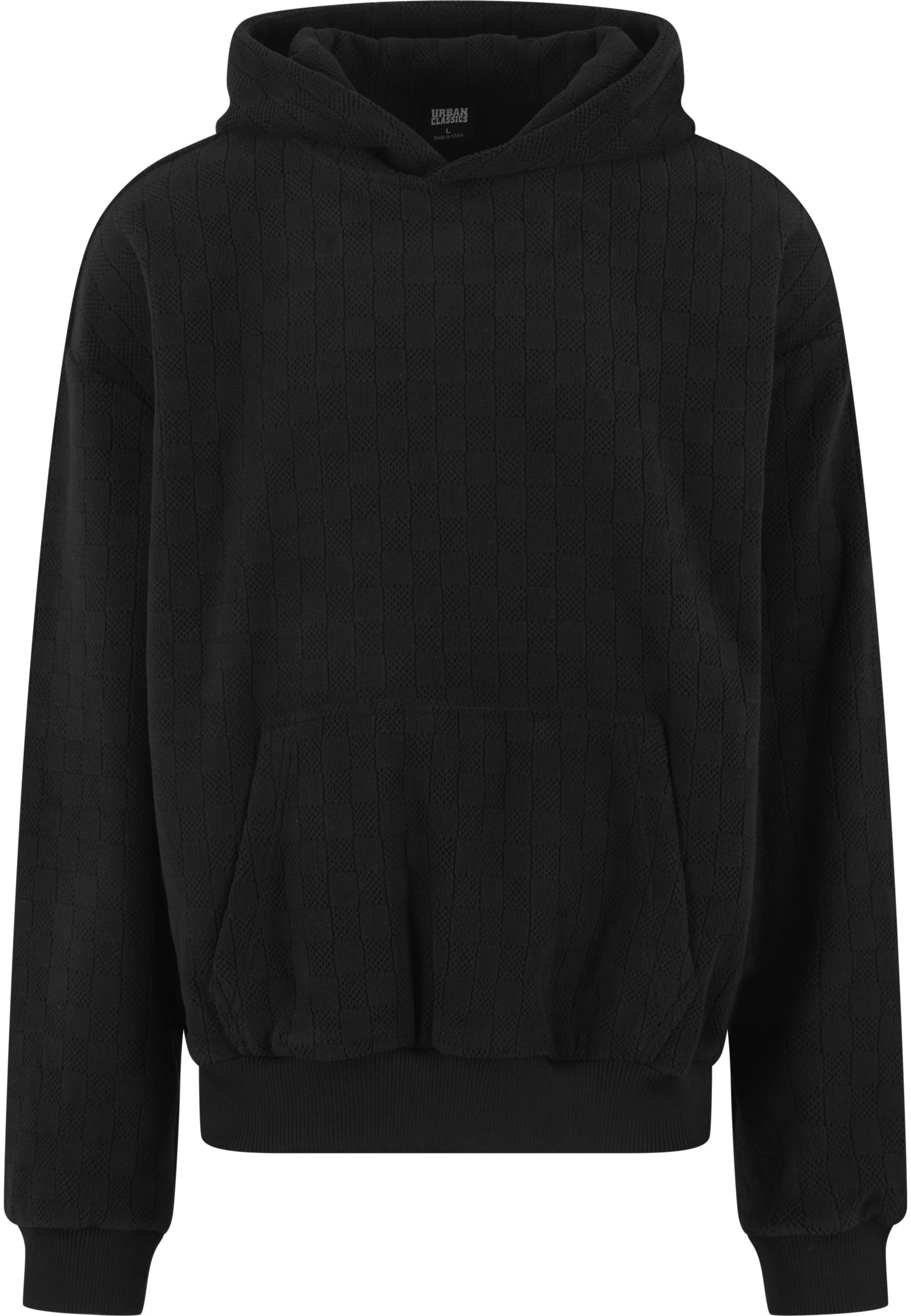 URBAN CLASSICS Kapuzensweatshirt "Urban Classics Jacquard Velvet Oversized Hoody", 1 Stk.