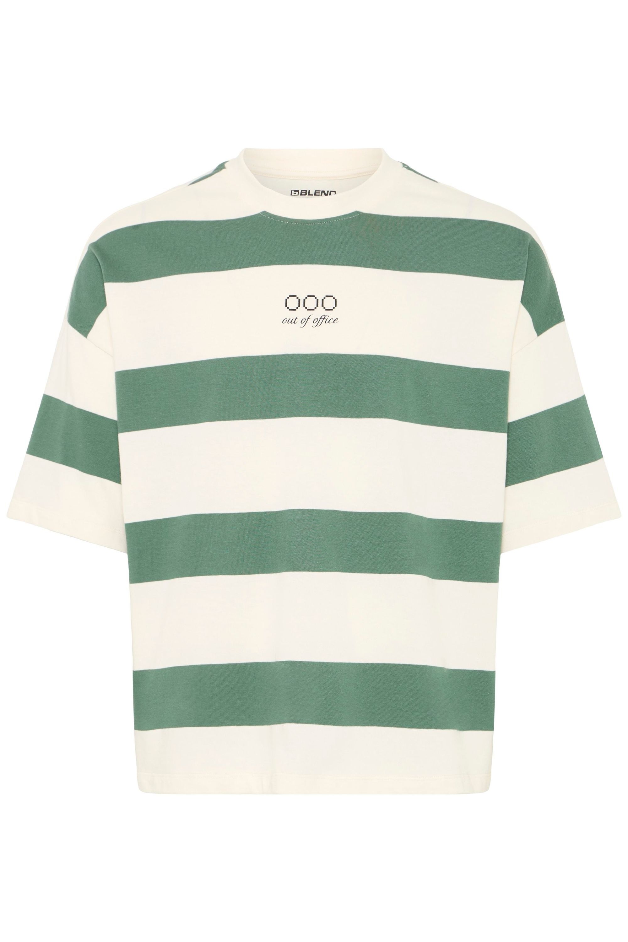 Blend Rundhalsshirt "BHKaveh" Weites T-Shirt mit breiten Streifen günstig online kaufen