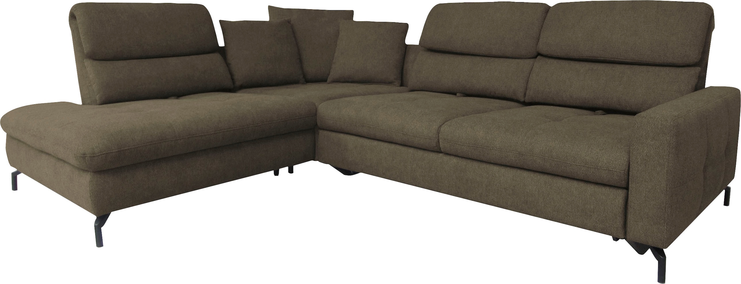 alina Ecksofa "Louis" Breite 286 cm, Rückenlehnenverstellung, wahlweise mit günstig online kaufen