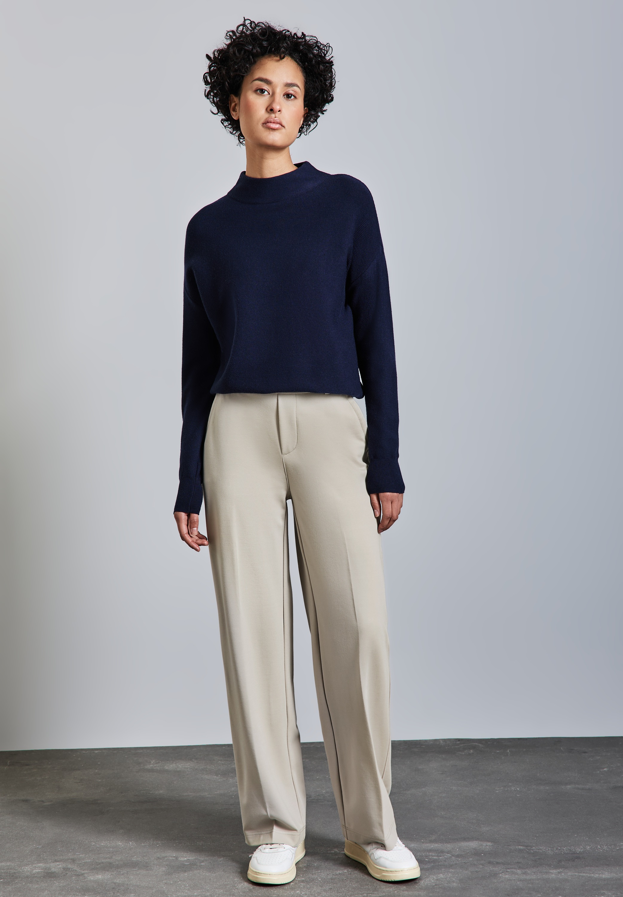 STREET ONE Stoffhose, High Waist