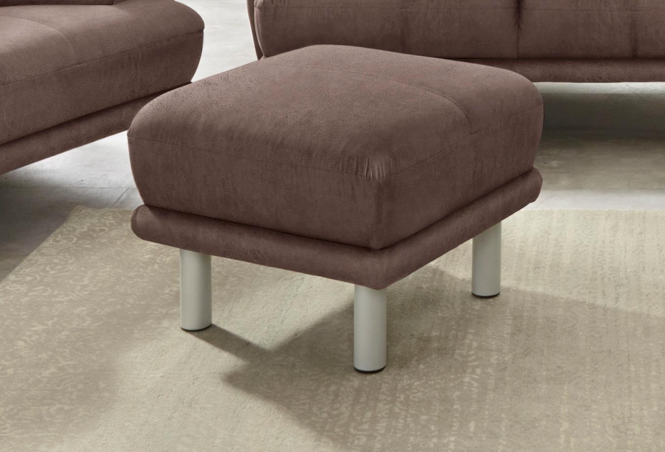 TRENDMANUFAKTUR Hocker "Cecilia II, modern und elegant, B/T 66/66cm" günstig online kaufen