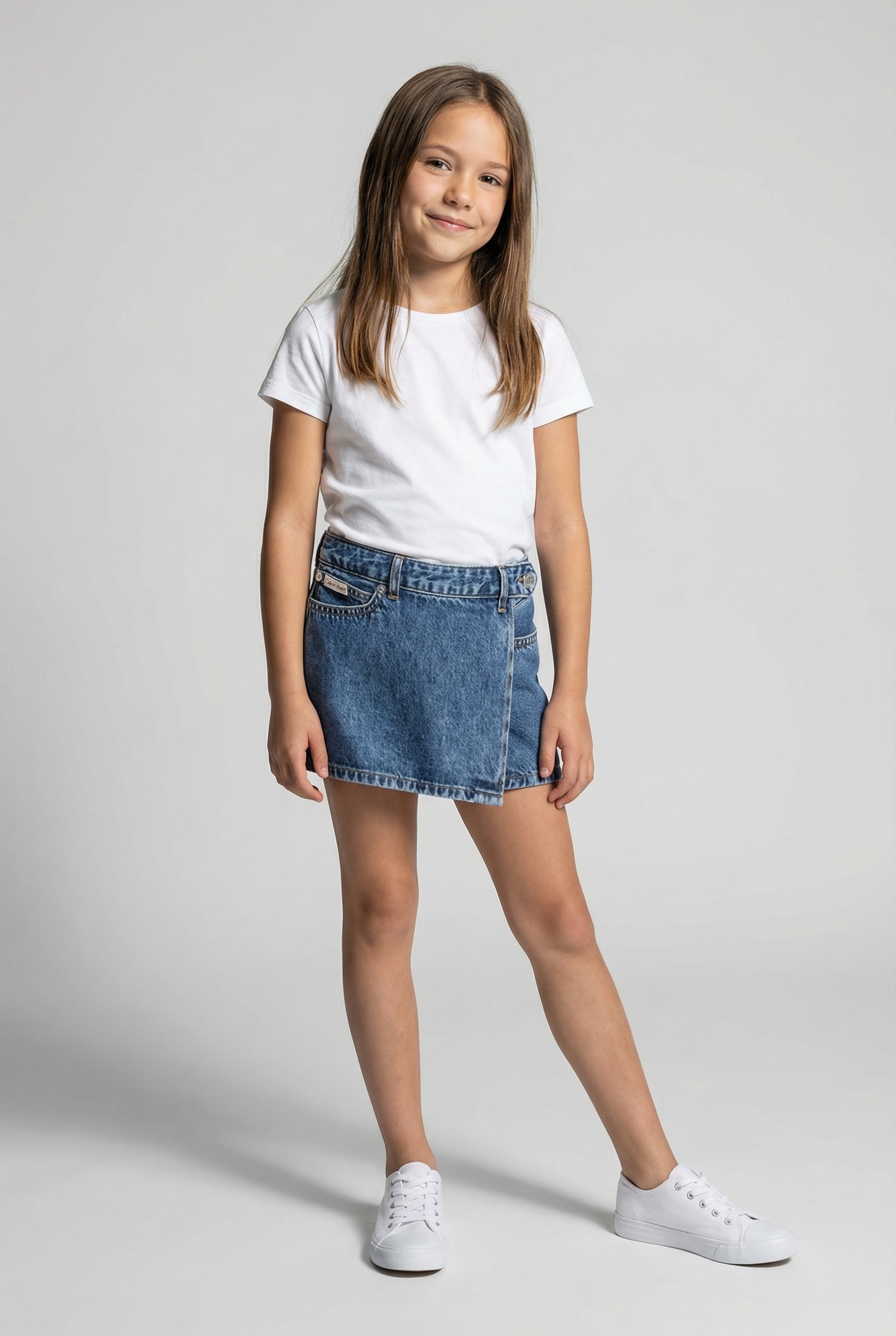 Calvin Klein Jeans Shorts »DENIM WRAP SKORT«  Regular fit für Kinder mit praktischen Taschen