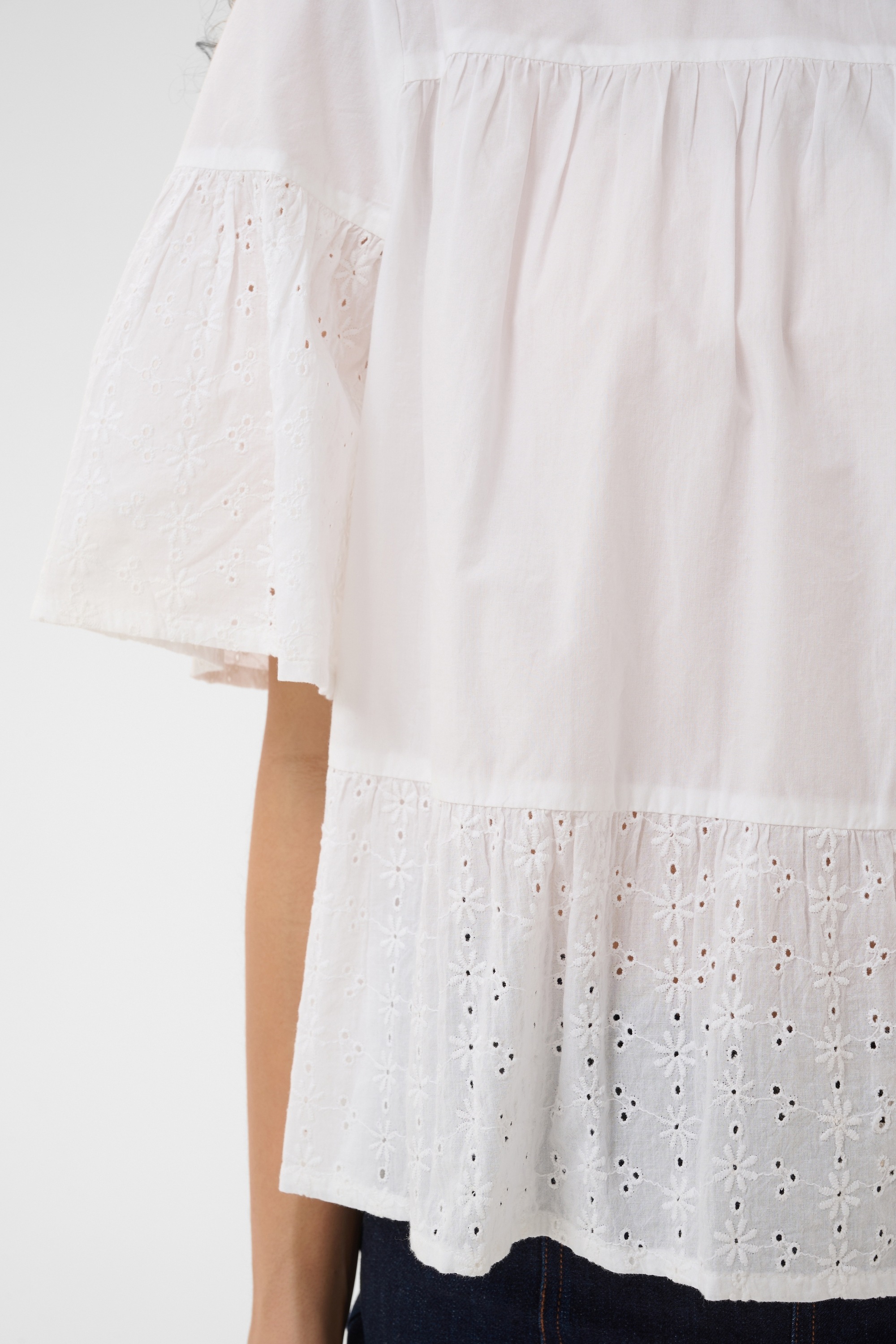 Saint Tropez Kurzarmbluse »Kurzarm-Bluse SuzannetSZ«