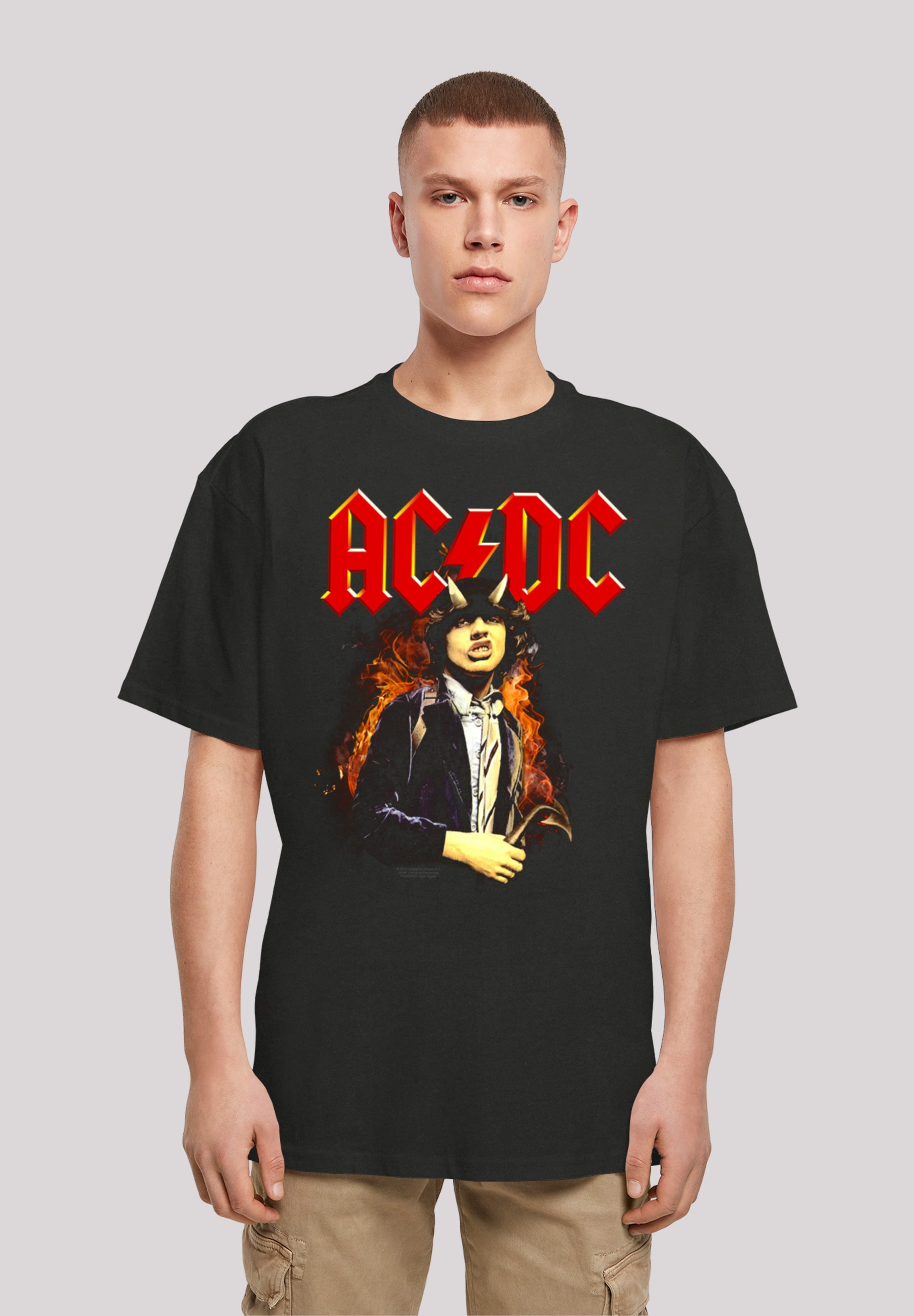 F4NT4STIC T-Shirt "ACDC Rock Band Shirt Angus Highway To Hell", Print günstig online kaufen