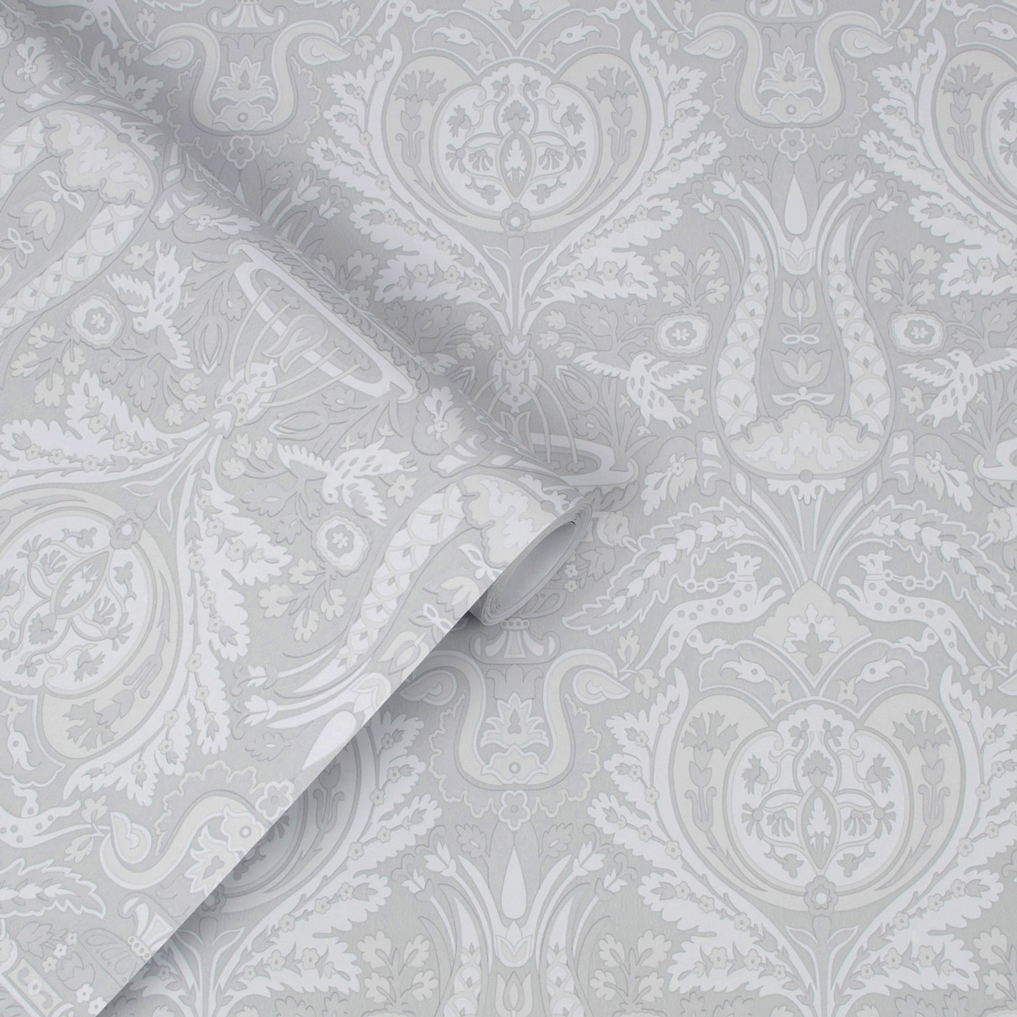 LAURA ASHLEY Vliestapete »Heraldic Damask«, gemustert, FSC® zertifiziert, mit lebhaftem Druck, 10 Meter Länge