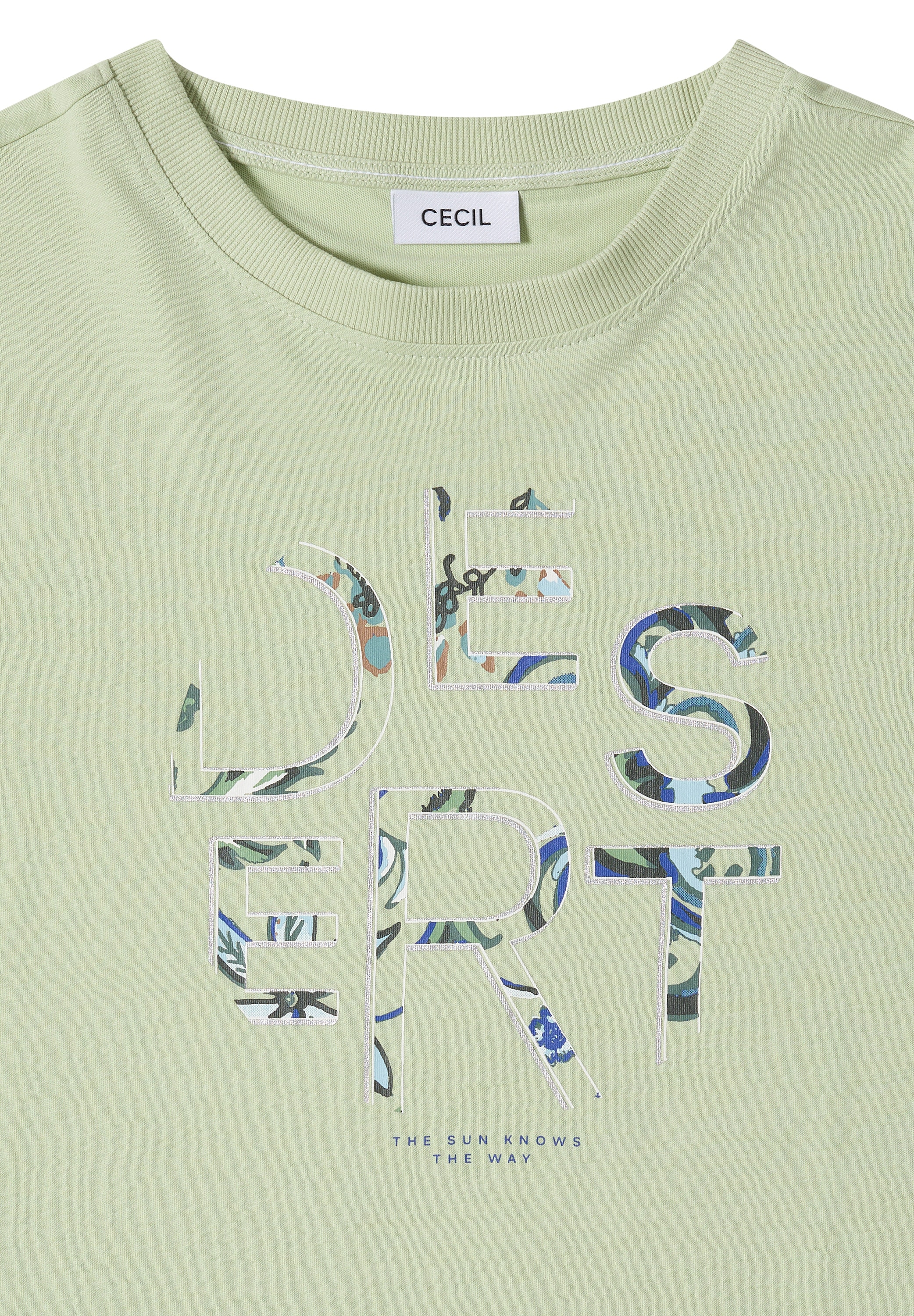 Cecil T-Shirt aus reiner Baumwolle