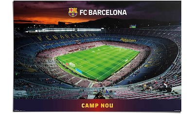 Poster »Barcelona - Camp Nou Fußball - Stadion - Spanien«, (1 St.)