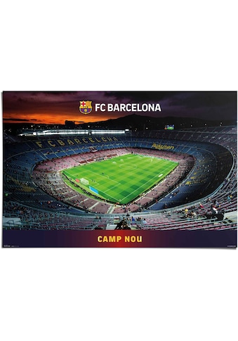 Reinders! Poster »Barcelona - Camp Nou Fußball -...