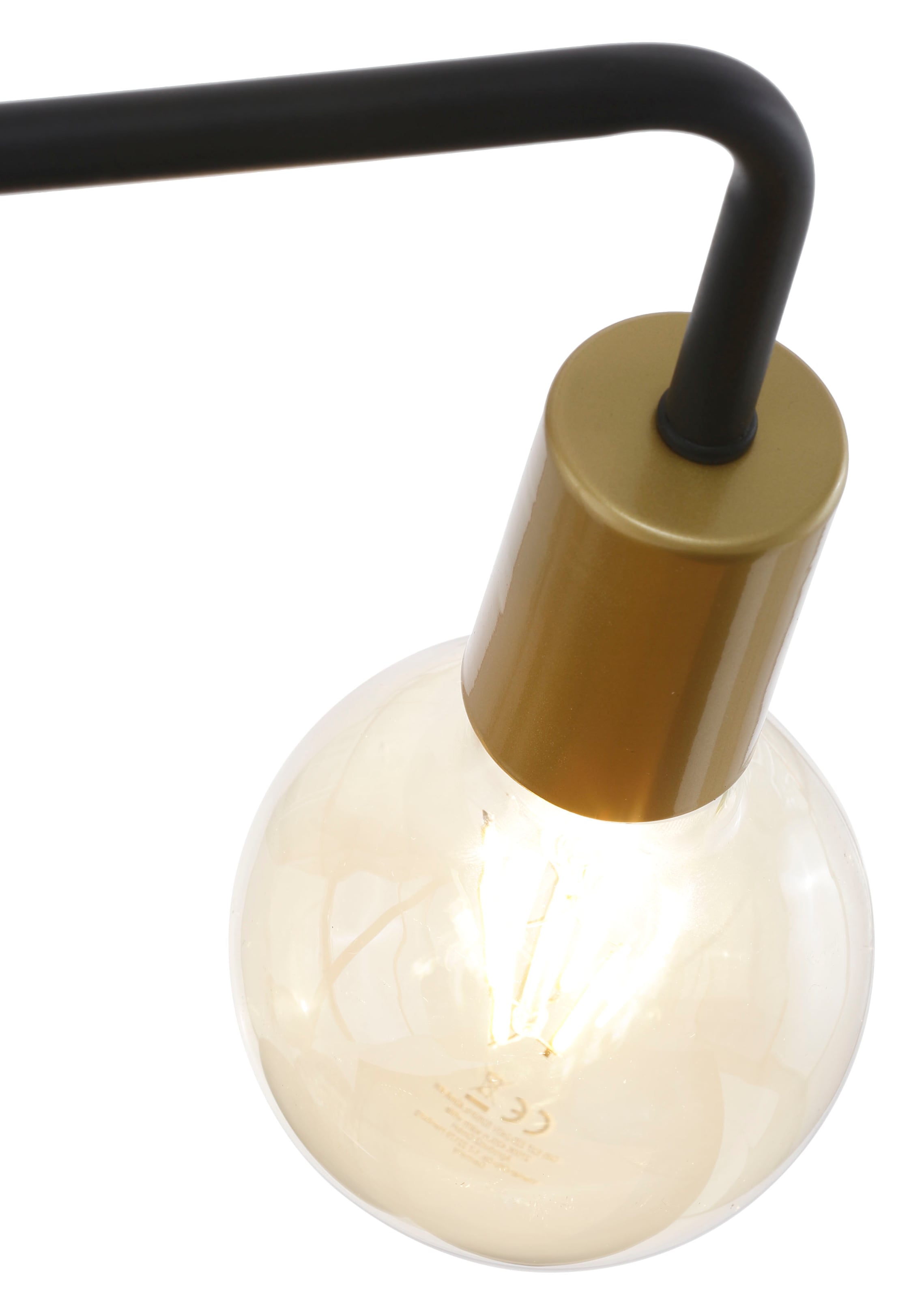Leonique Tischleuchte »Jarla«, 1 flammig-flammig, cm Höhe im goldfarbenen/schwarzen Sale Tischlampe Fassungen, mit | 42 BAUR