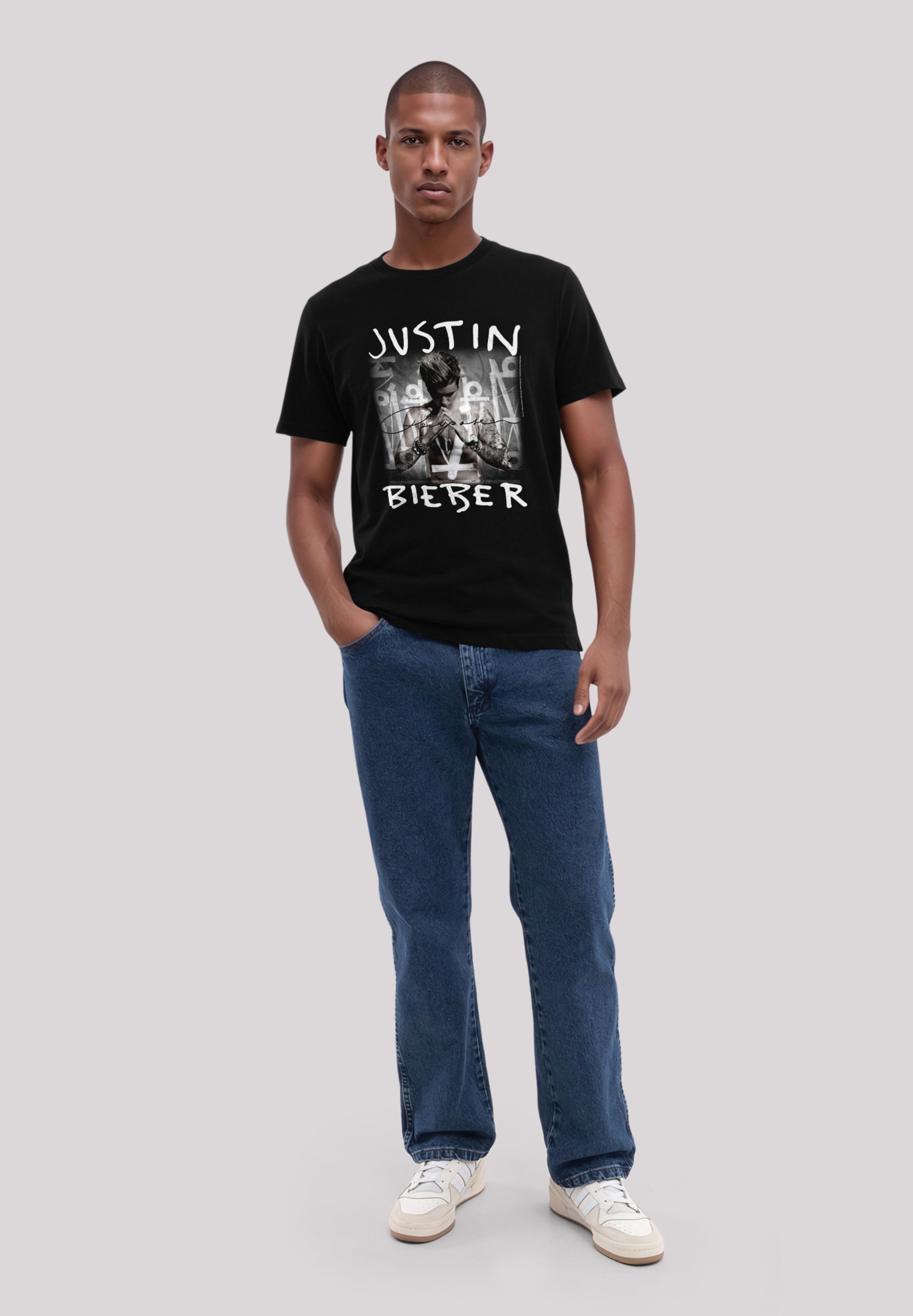F4NT4STIC T-Shirt »Justin Bieber Purpose Album Cover«, Premium Qualität