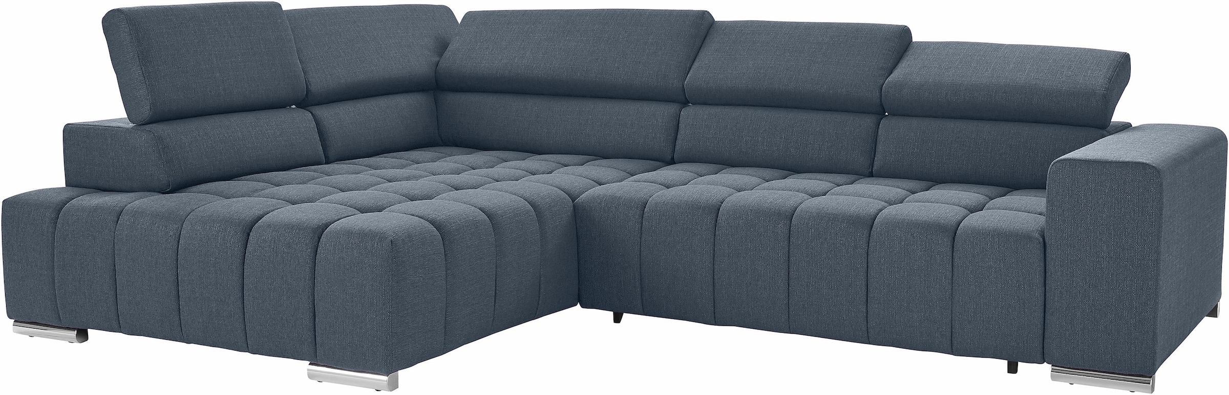 exxpo - sofa fashion Ecksofa "Elias, aktuelle Kreuzsteppung im Sitz, bequem günstig online kaufen