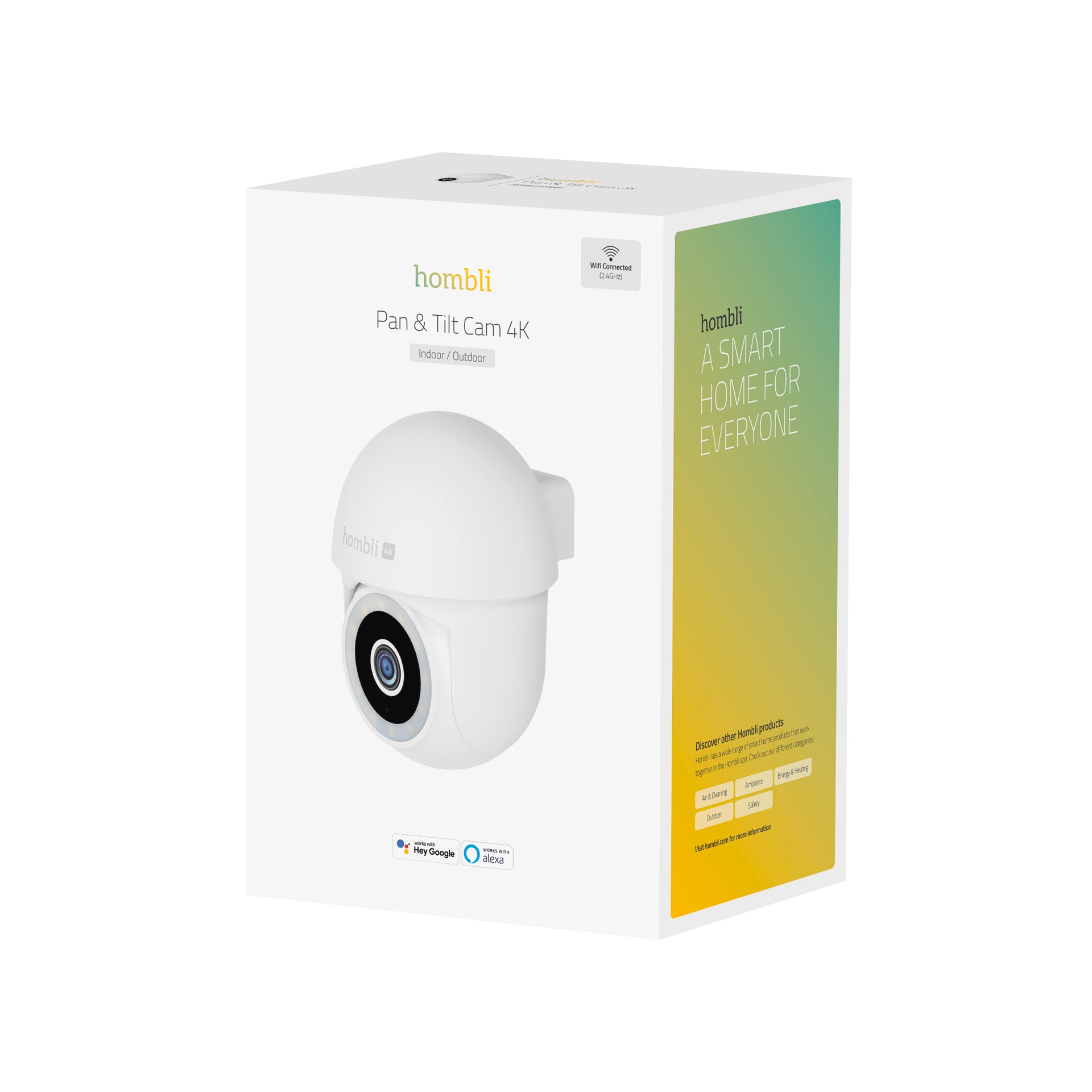 Hombli Überwachungskamera »Pan & Tilt Cam 4K«, Außenbereich