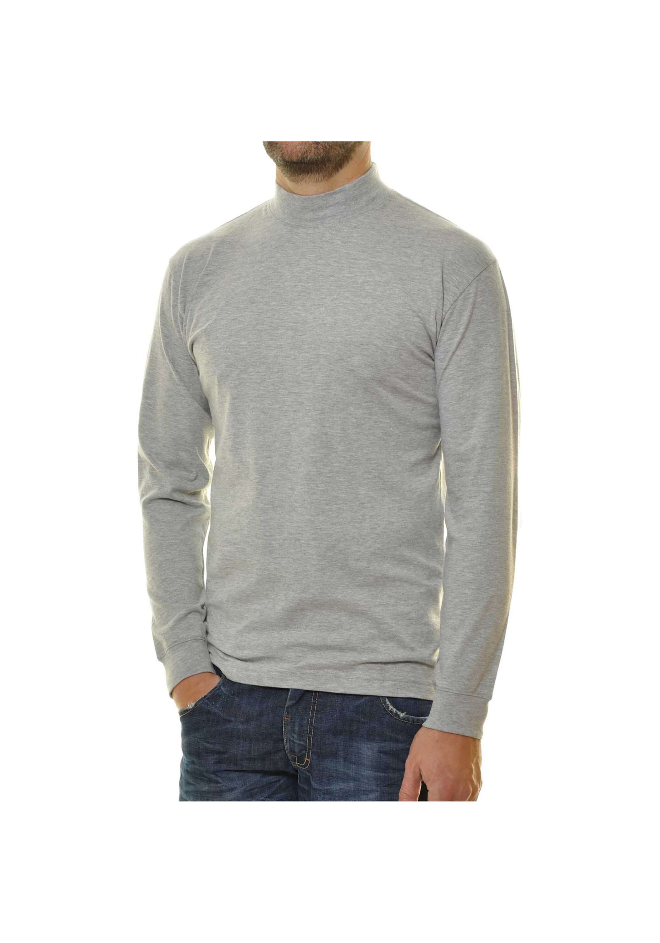 RAGMAN Longsweatshirt »Longsleeve Langarm Basic Stehkragen Regular Fit«